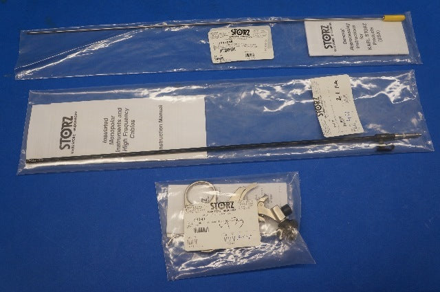 Karl Storz 33441MR Click Line MANHES Dissecting and Grasping Forceps, Size 5 mm