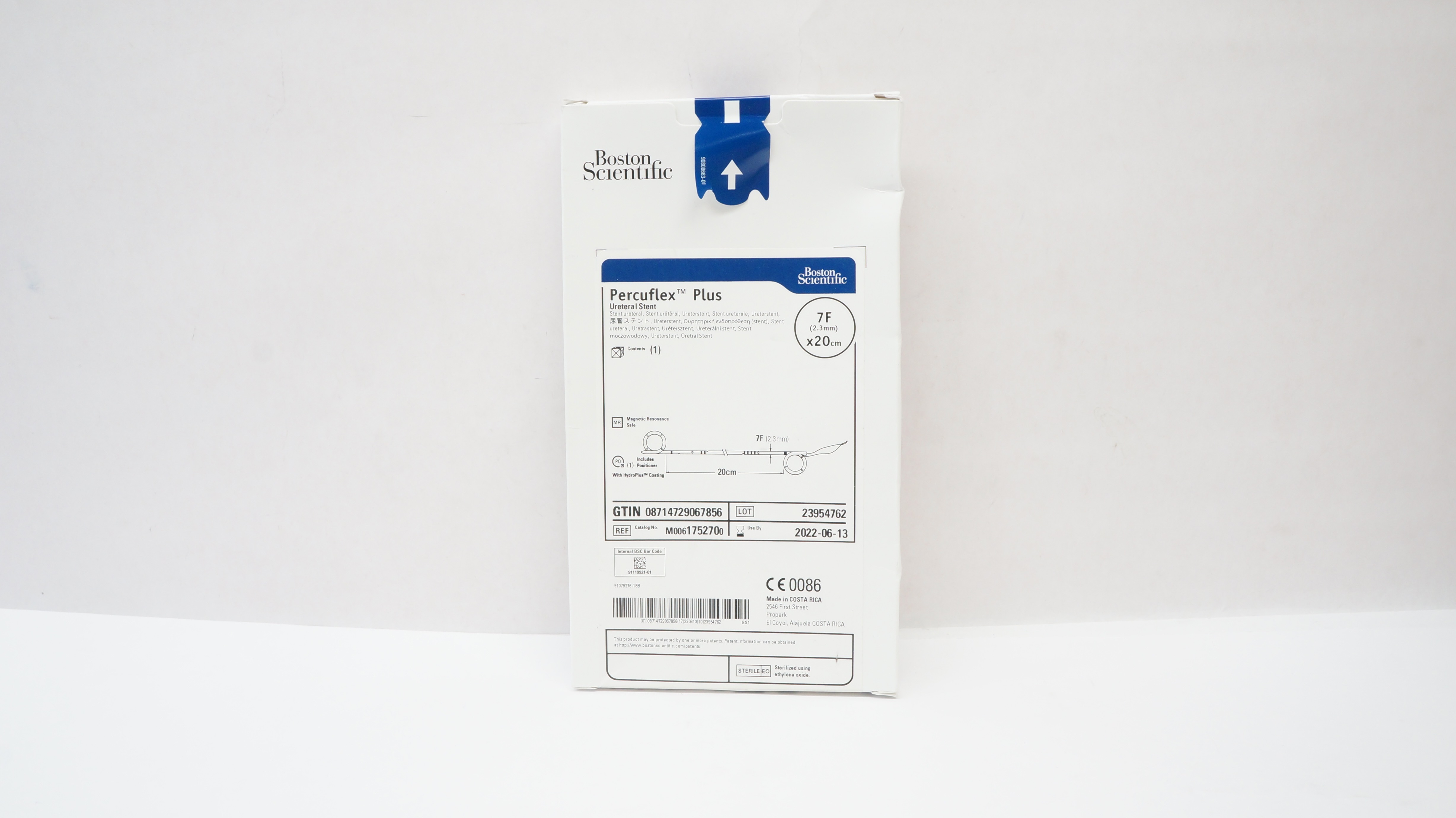 Boston Scientific M0061752700 Percuflex Plus Ureteral Stnt, 7Fr x 20cm (x)