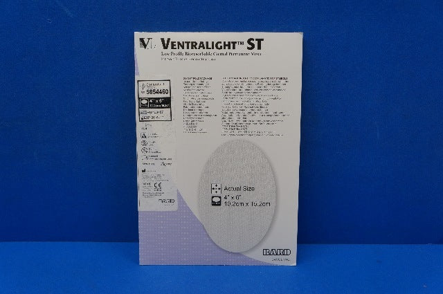 Bard 5954460 Ventralight Low Profile Bioresorbable Coated Permanent Mesh 4 (x)