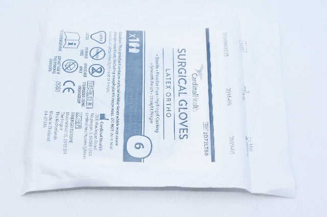 Cardinal Health 2D72LT60 Surgical Gloves Latex Ortho, Size 6