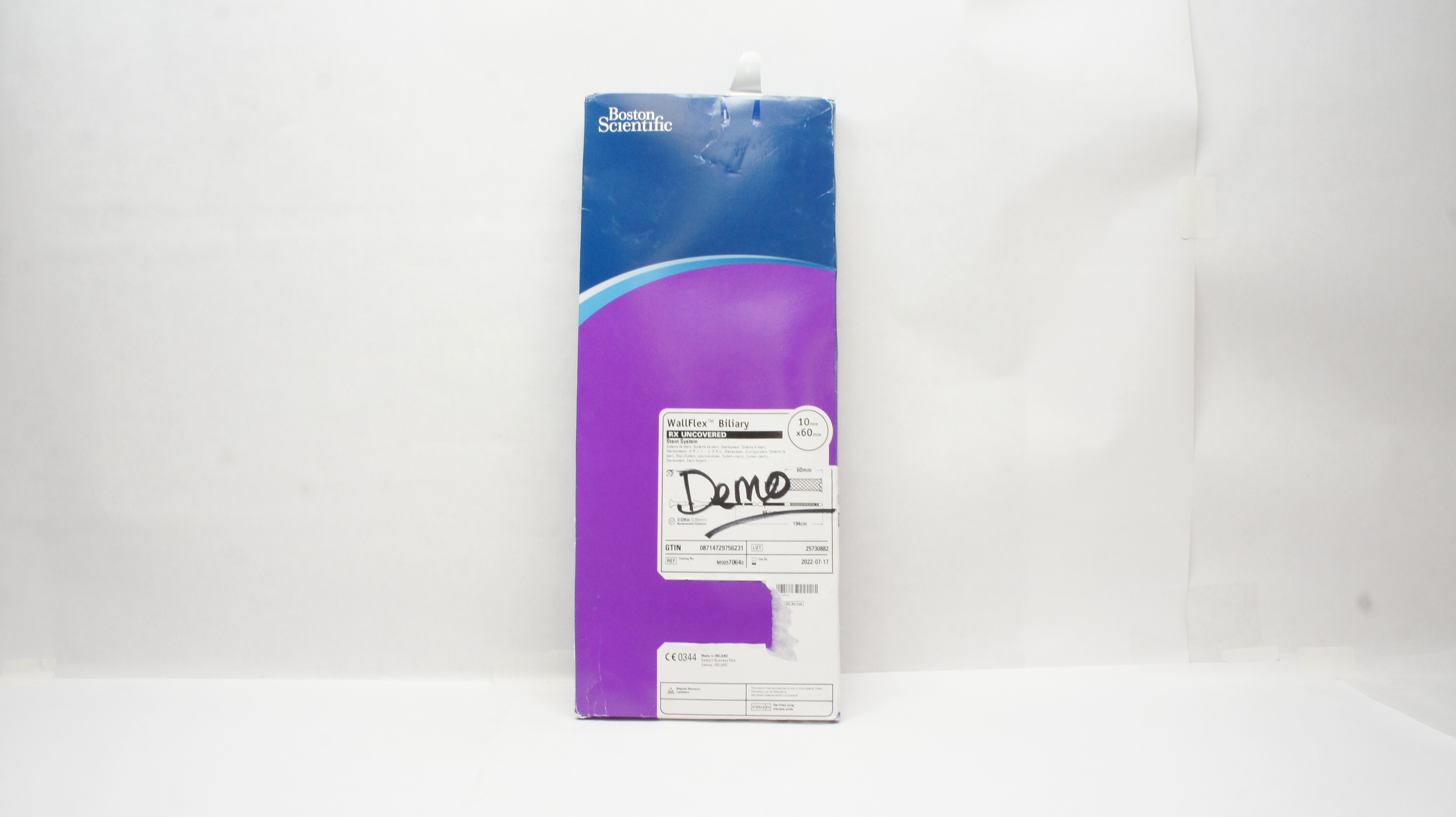 Boston Scientific M00570640 WallFlex Biliary RX Uncovered Stnt System 10x60mm(x)