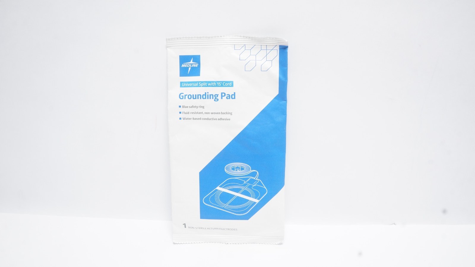 Medline PAD9165L Grounding Pad Universal Split 15' Cord
