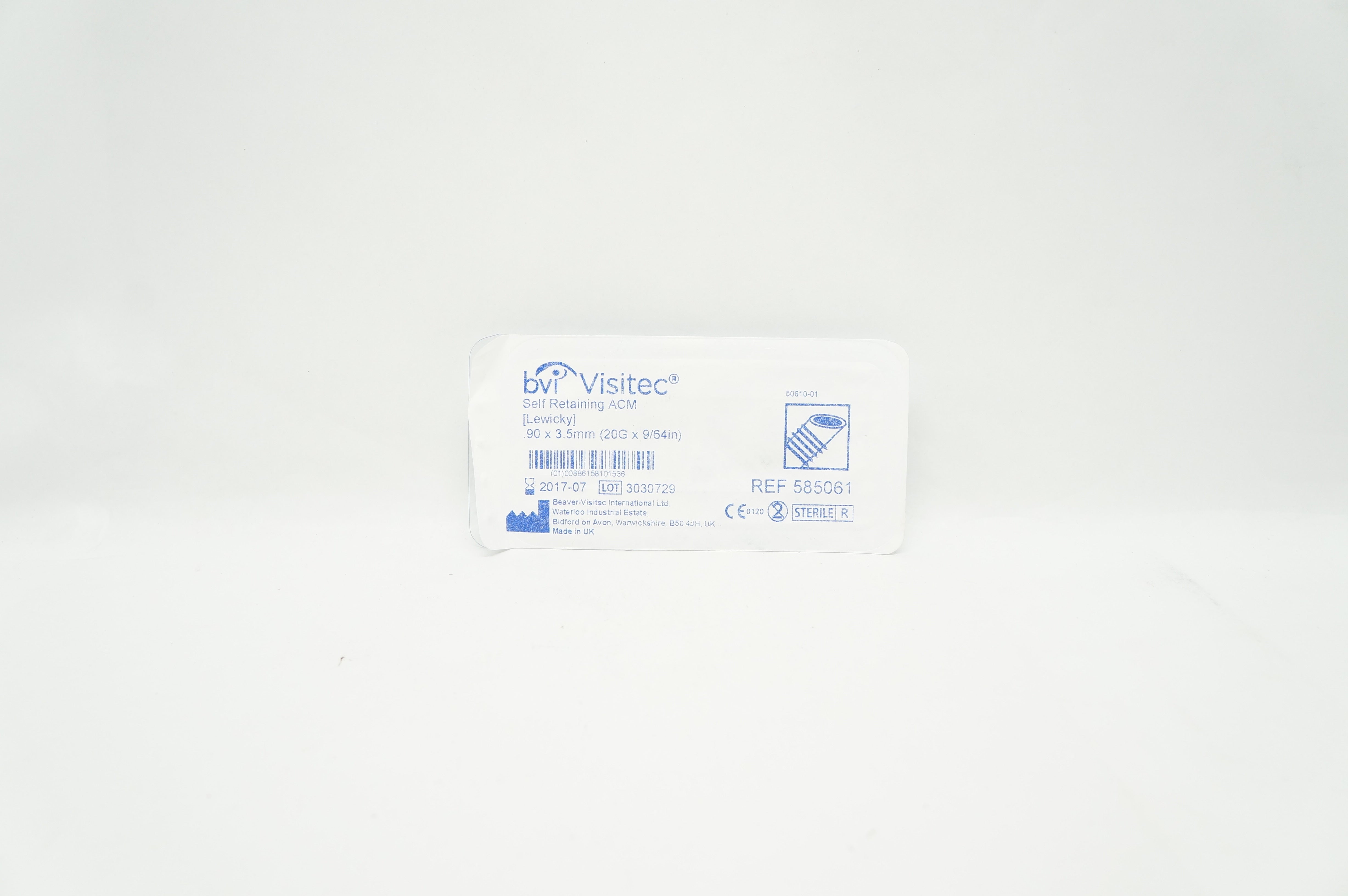 BVI Beaver 585061 Visitec Self Retaining ACM (Lewicky) 20G x 9/64 inch (x)