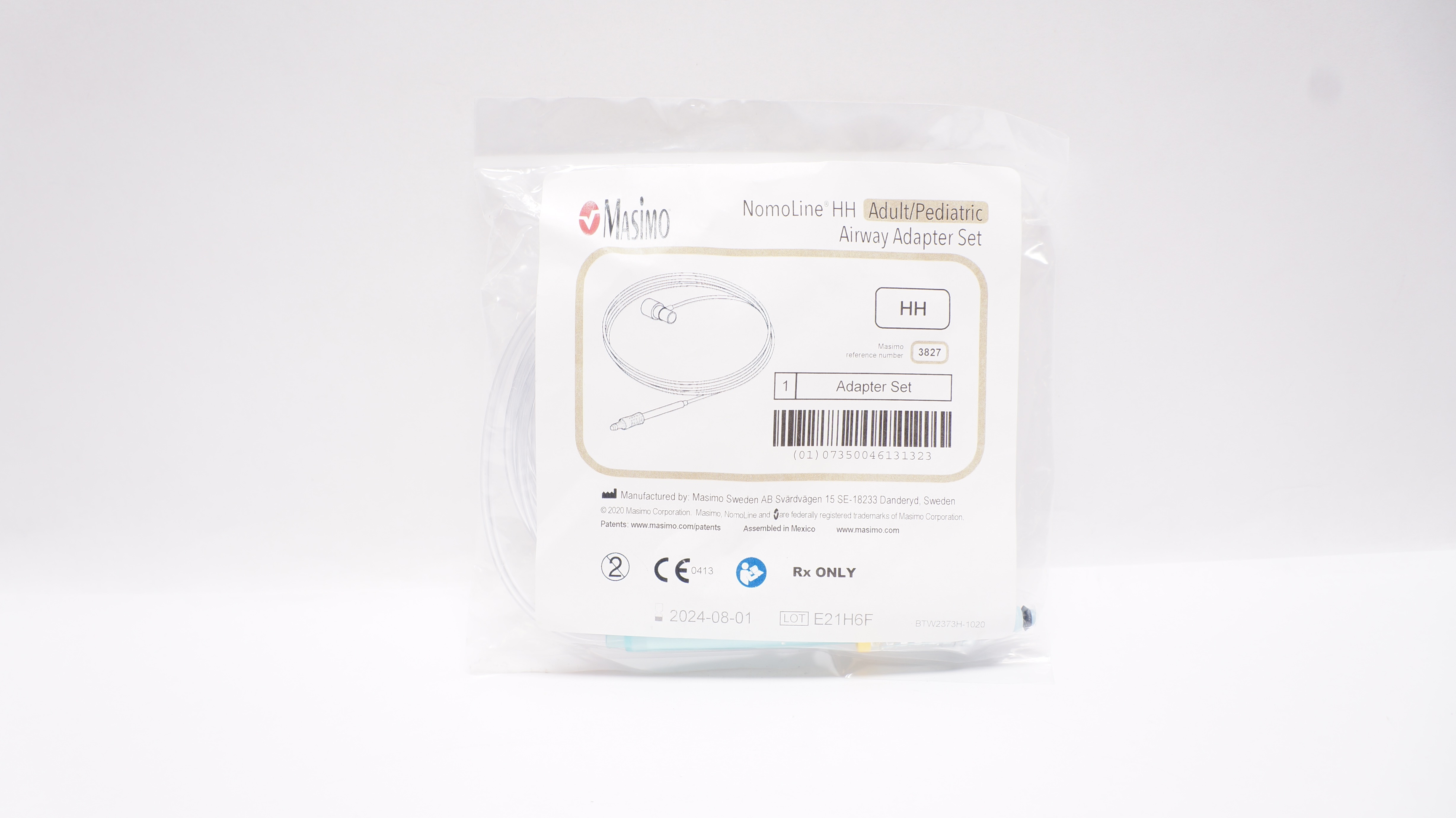 Masimo 3827 NomoLine HH Adult/Pediatric Airway Adapter Set (x)