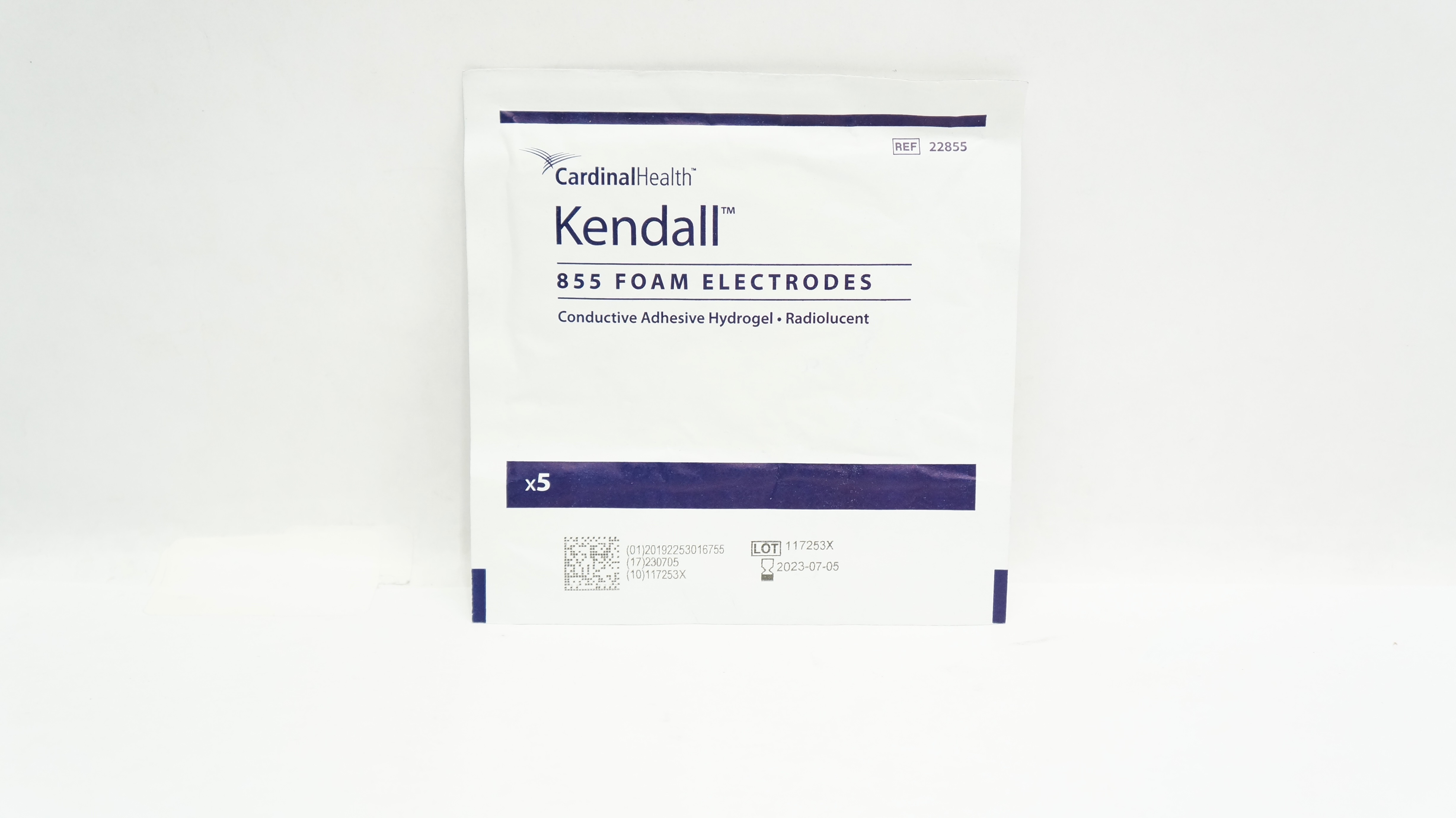 Covidien 22855 Kendall 855 Foam Electrodes - Pack of 5