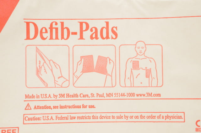 3M 2345N Defib-Pads 9inch x 4-1/2inch