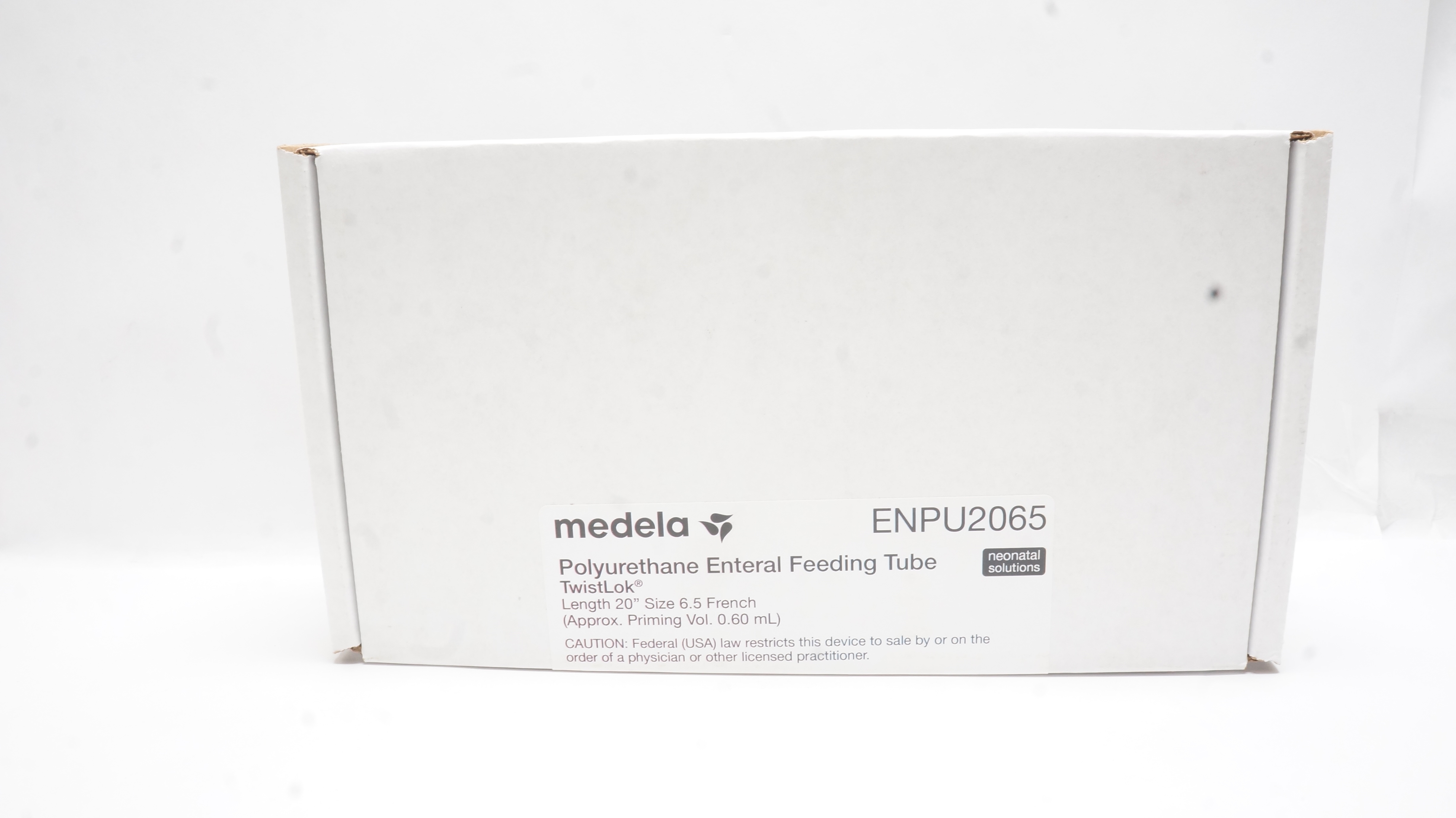 Medela ENPU2065 Polyurethane Enteral Feeding Tube Length 20In,6.5Fr - Box of 10