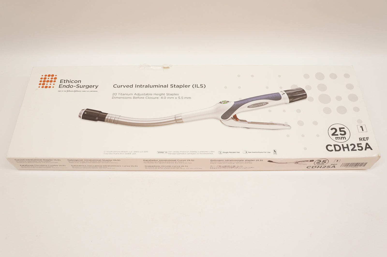 Ethicon CDH25A Curved Intraluminal Stapler (ILS) 25mm (x)