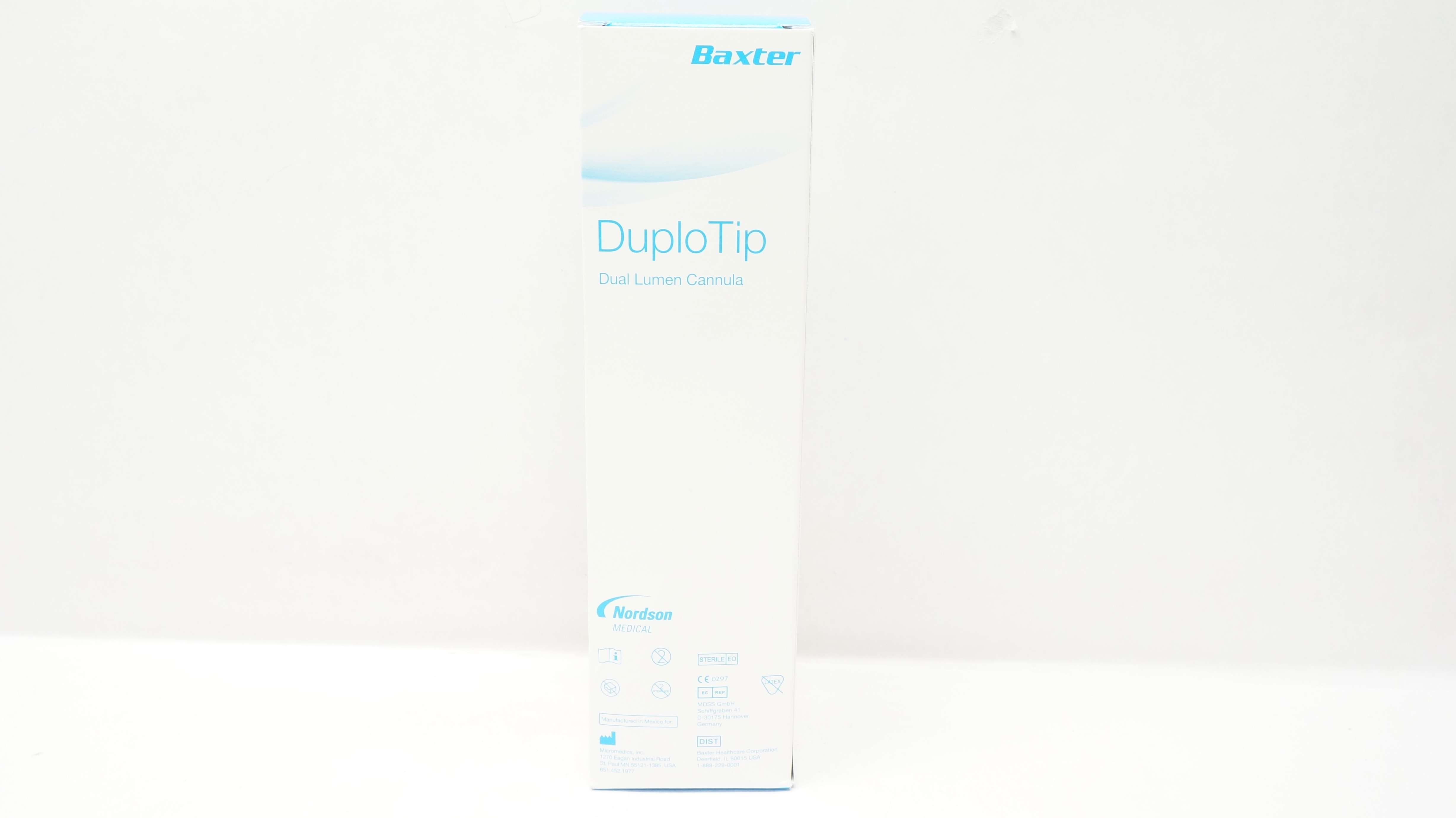 Baxter 0601136 DuploTip Dual Lumen Cannula - Box of 10