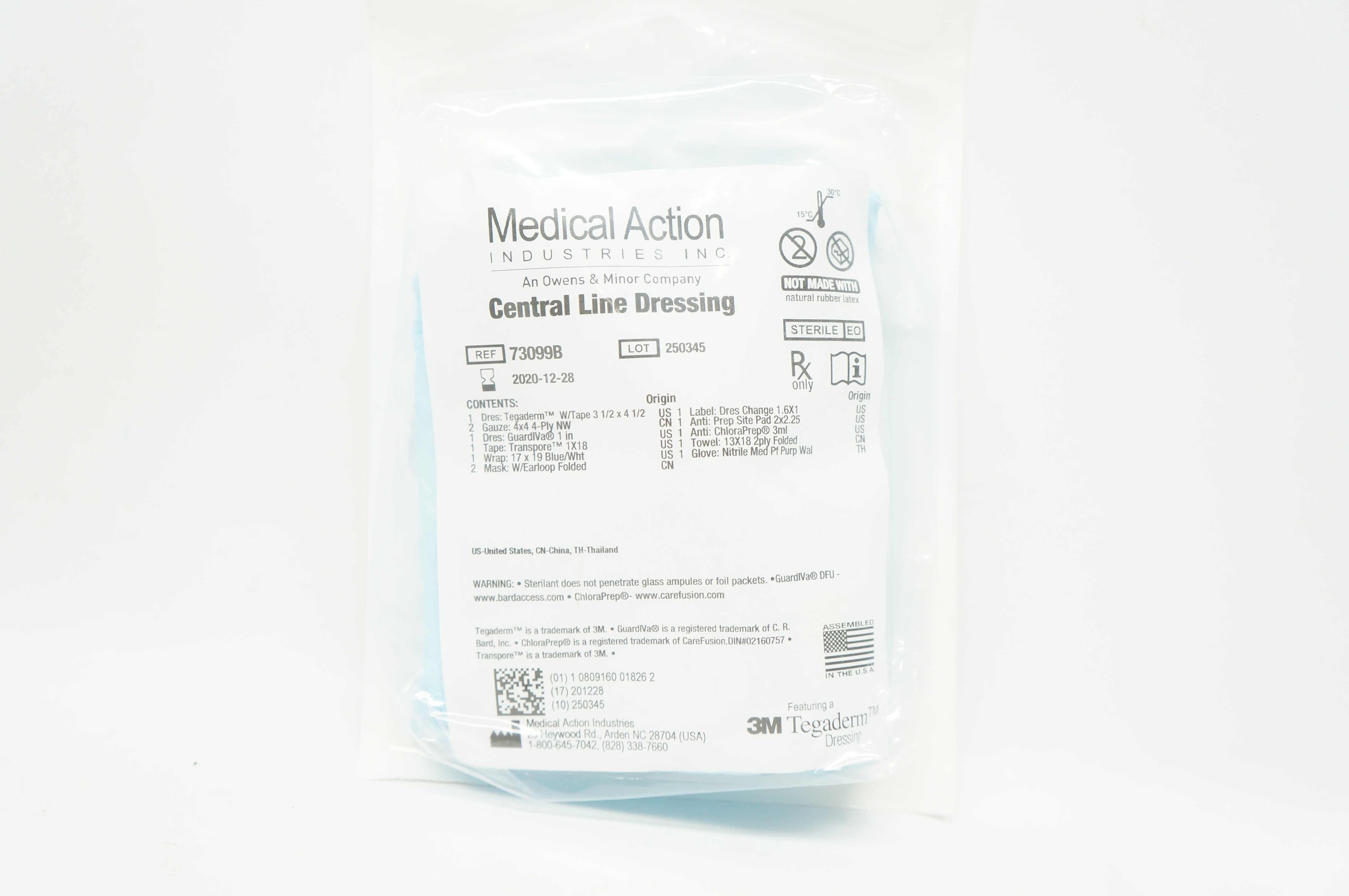 3M 73099B Tegaderm Medical Action Central Line Dressing (x)