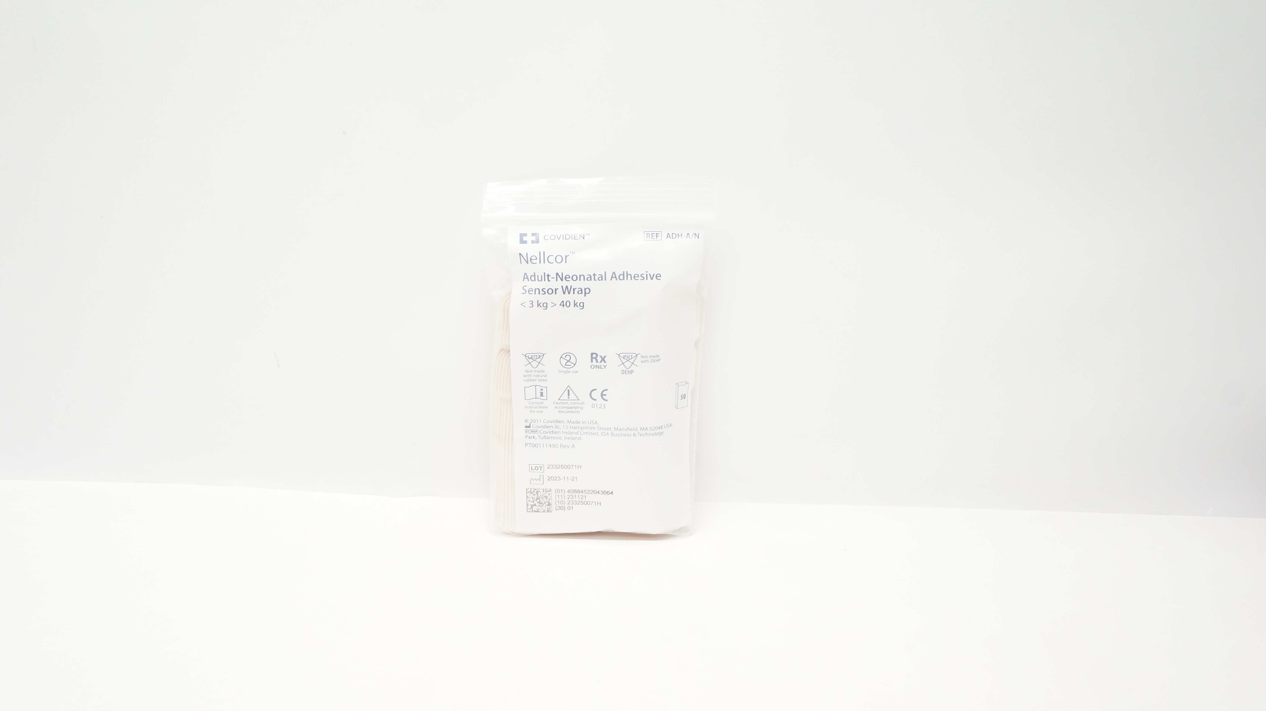 Covidien ADH-A/N Nellcor Adult/Neonate Adhesive Sensor Wrap - Pack of 50