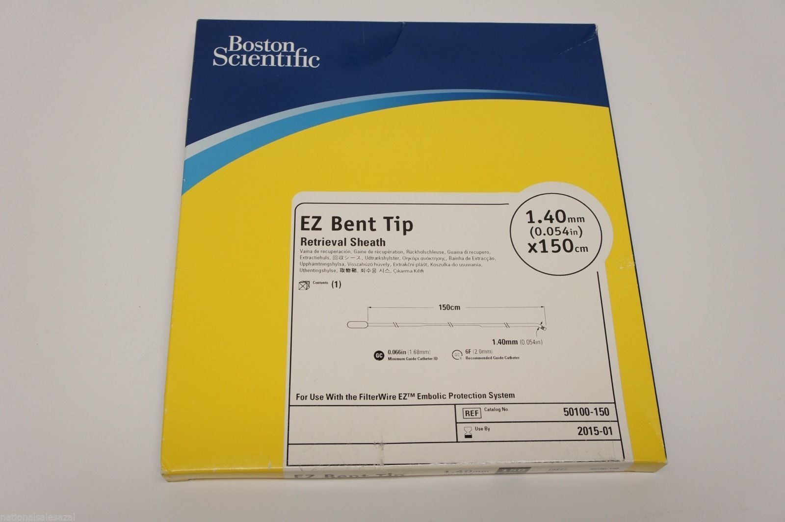 50100-150 ~ Boston Scientific EZ Bent Tip Retrieval Sheath 0.054in. x 150cm (x)