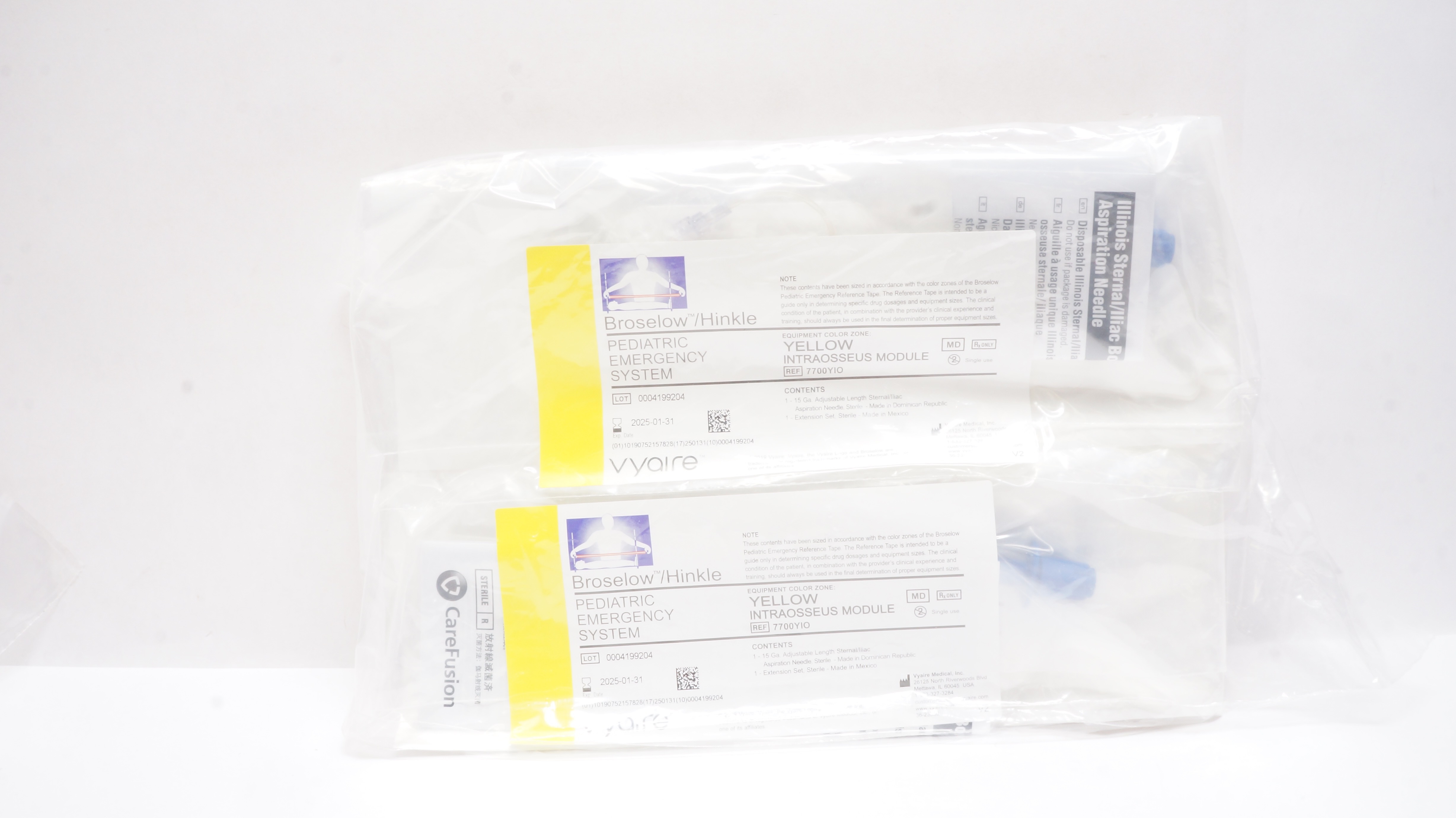 Vyaire 7700YIO Broselow/Hinkle Intraosseus Module Pediatric Emergency System