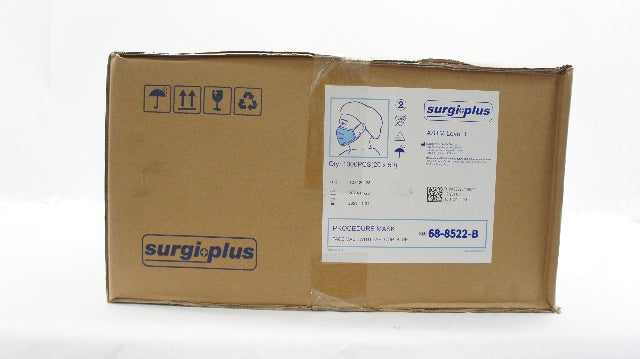 Suzhou Avon Textile 68-8522-B SurgiPlus Procedure Mask ASTM Level 1-Case of 1000