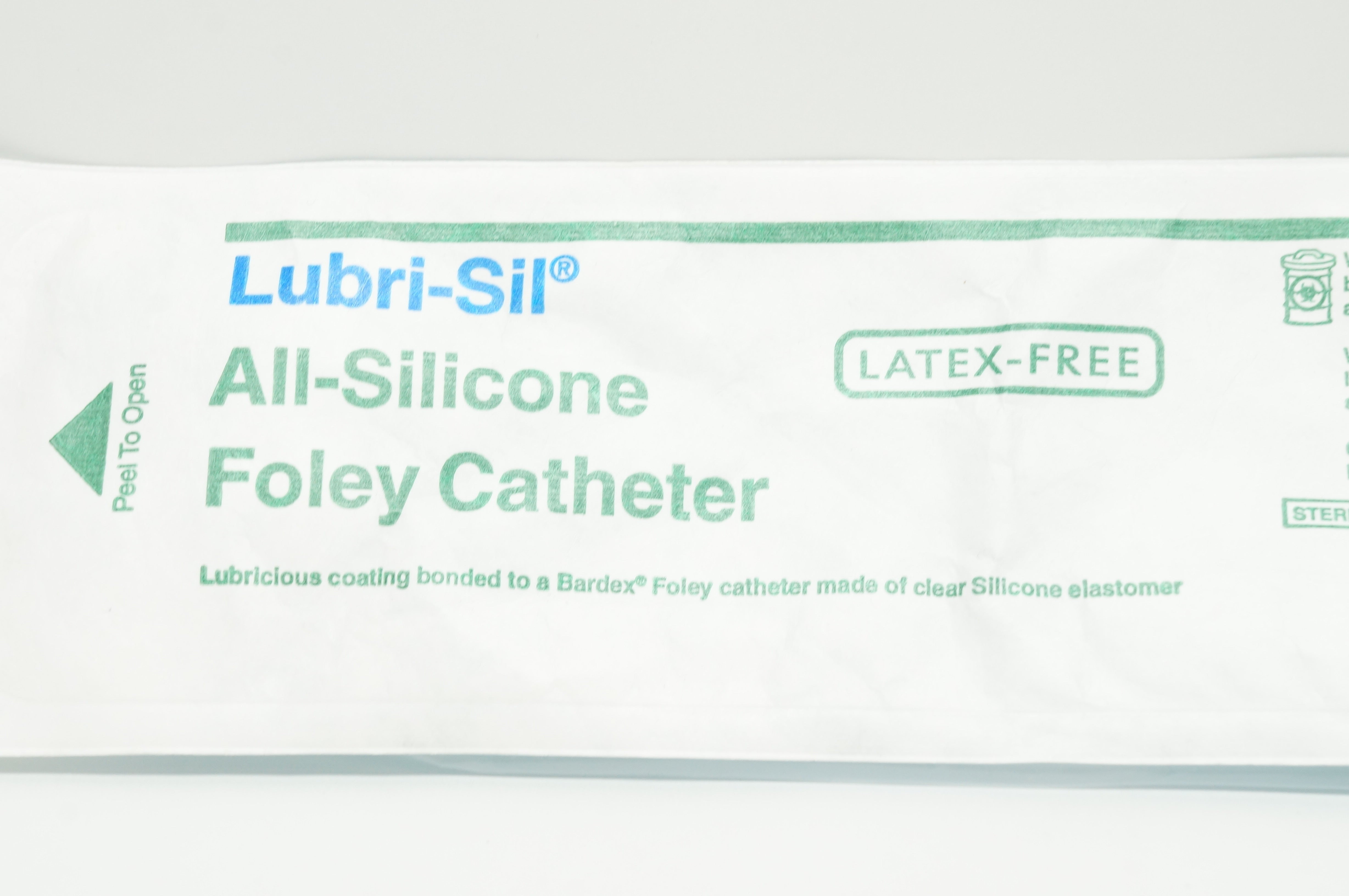 Bard 175808 Lubri-Sil  All-Silicone Foley Cath. 8Fr  3cc Balloon (x)