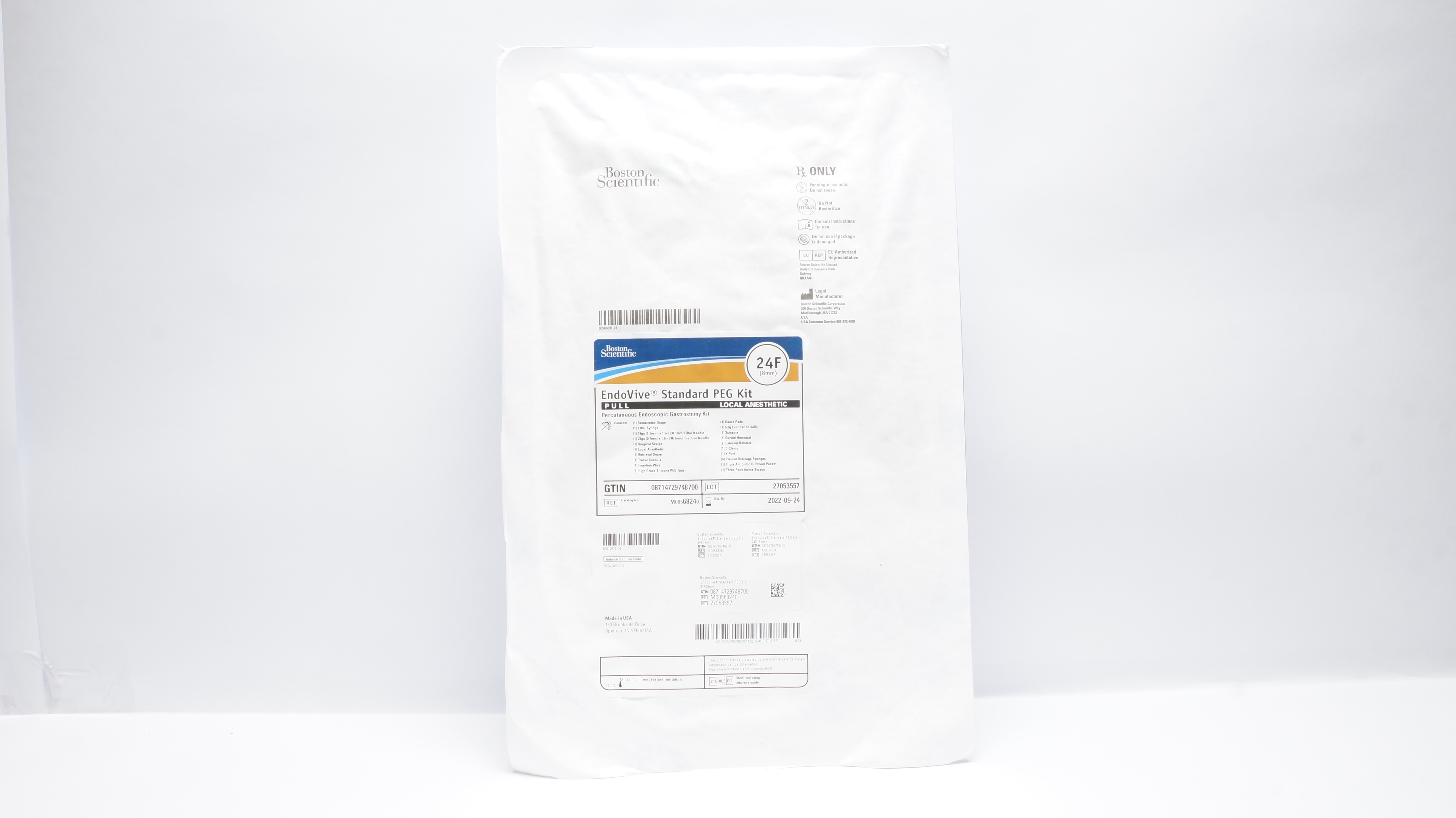 Boston Scientific M00568240 EndoVive Standard PEG Kit 24F (x)