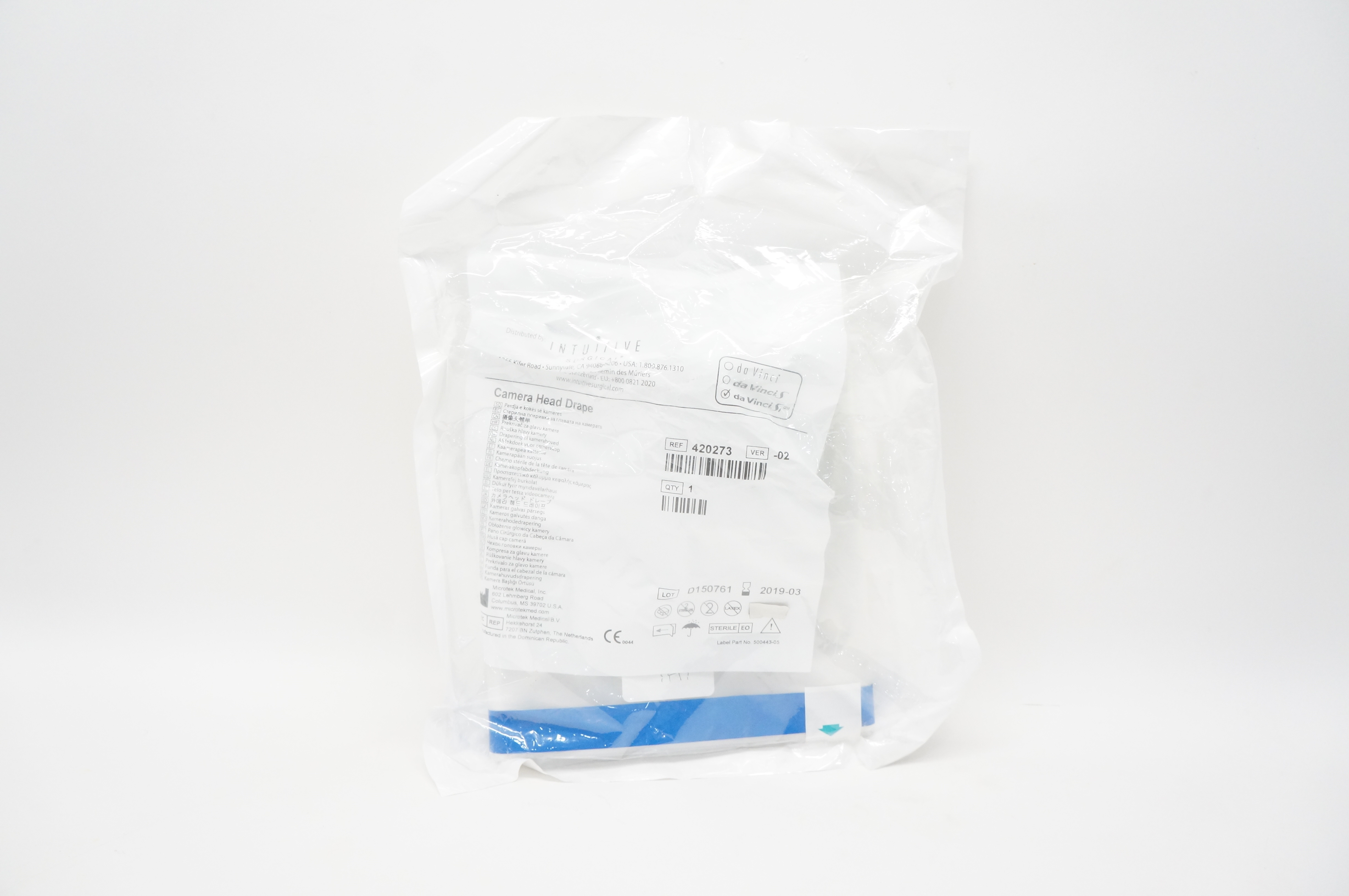 Microtek 420273 Intuitive Surgical da Vinci Si Camera Head Drape (x)