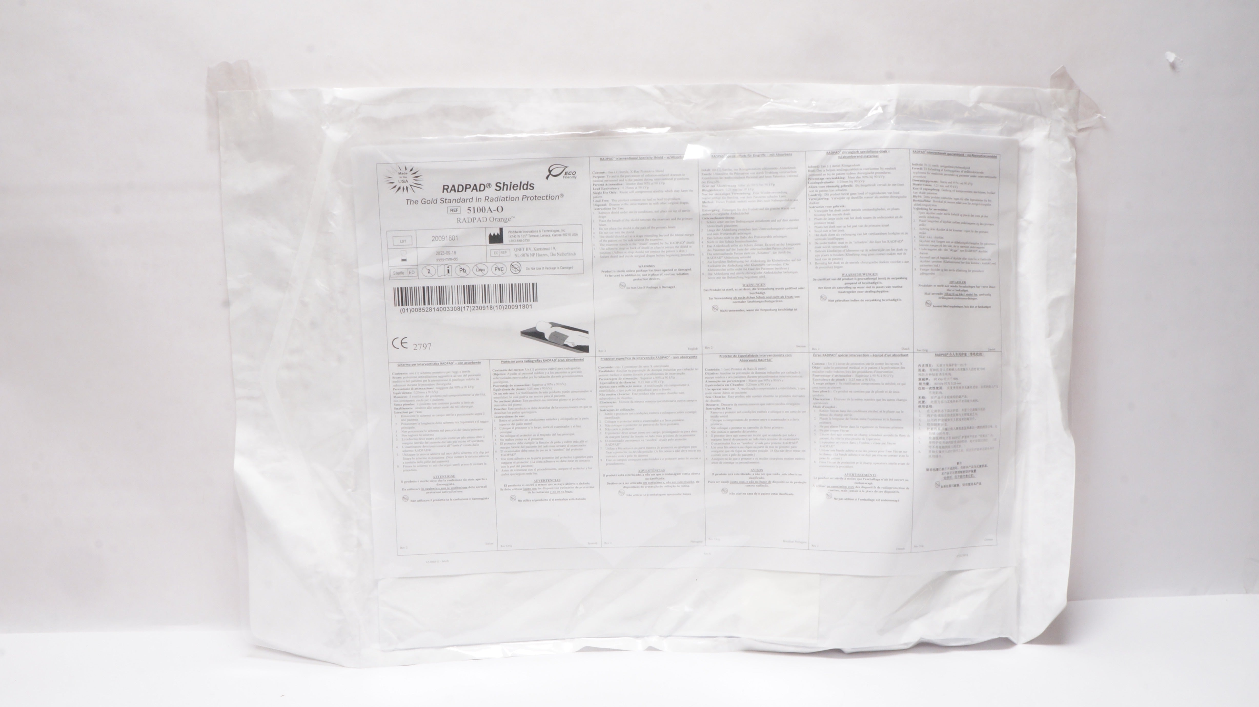 Worldwide Innovations 5100A-O Radpad Shields
