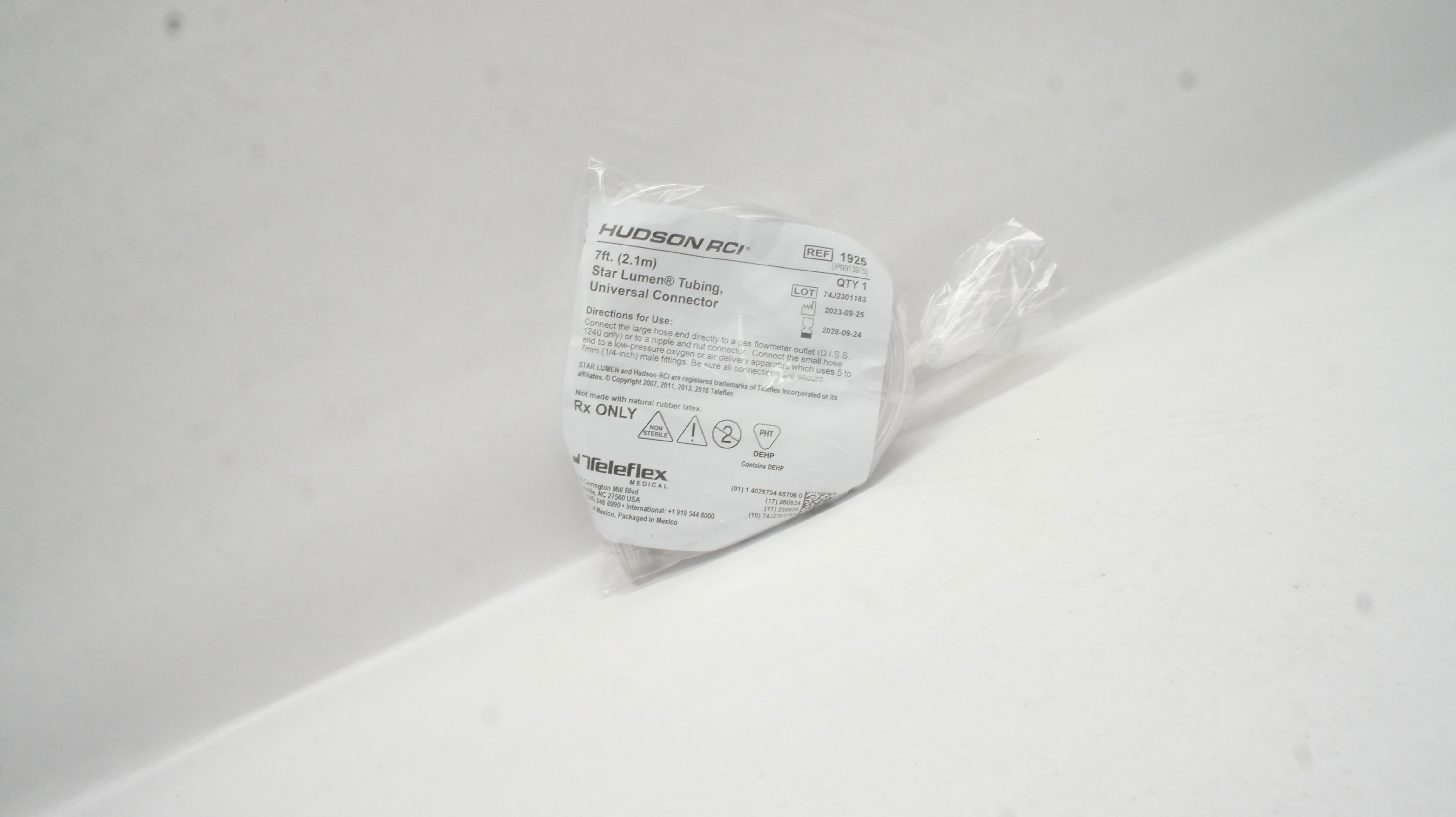 Teleflex 1925 Hudson RCI  Star Lumen Tubing, Universal Connector, 7Ft.