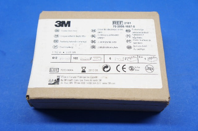 3M 2181 Double Stick Discs 1-1/2 (x)