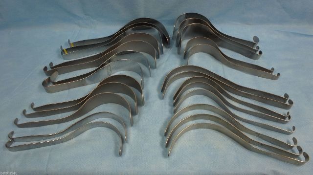 V.Mueller Sklar Weck Dittmar W.Lorenz Assorted Deaver Retractor Set 25 Pieces