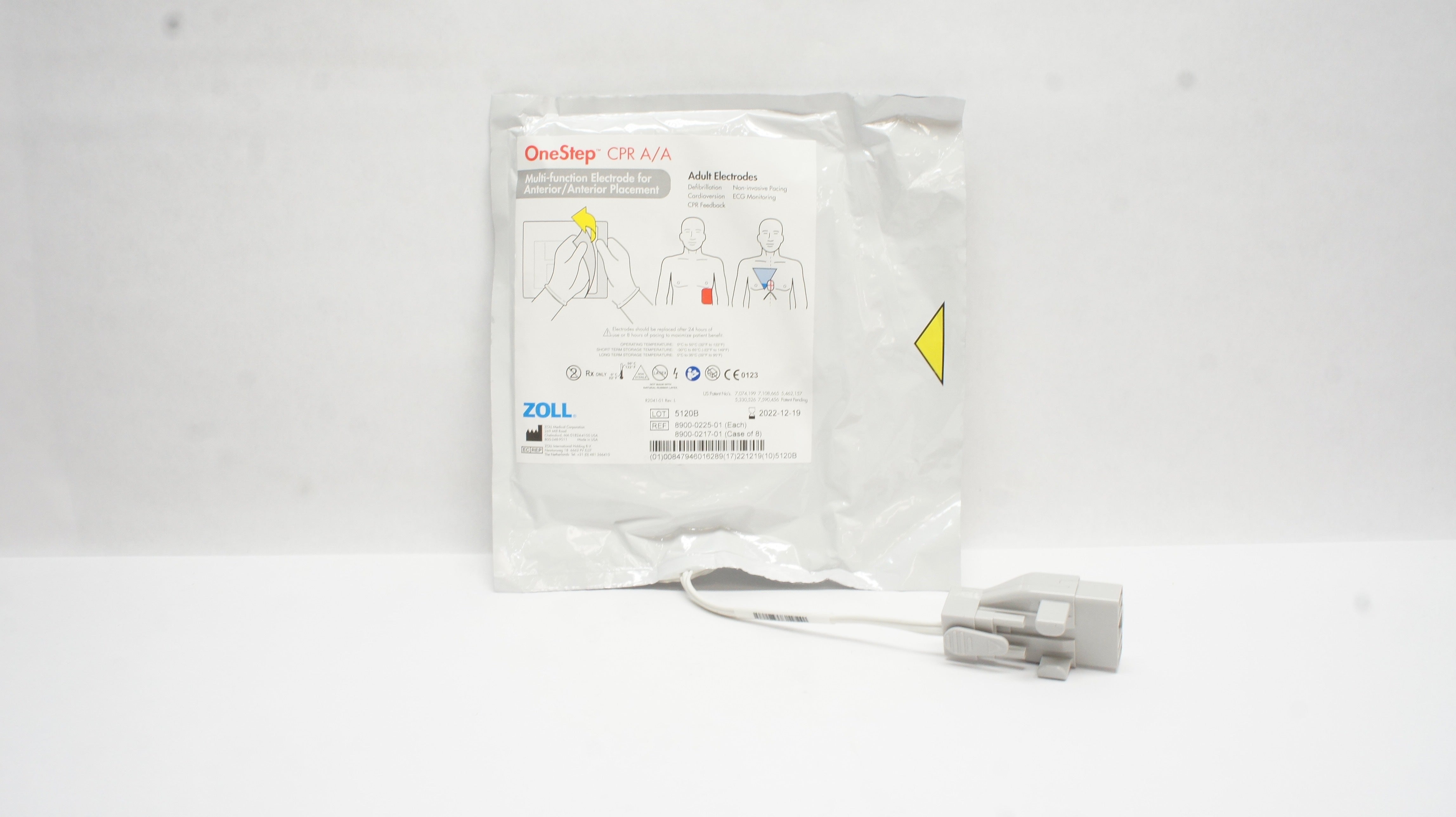 Zoll 8900-0225-01 OneStep CPR A/A Multi-Function Adult Electrode (x)