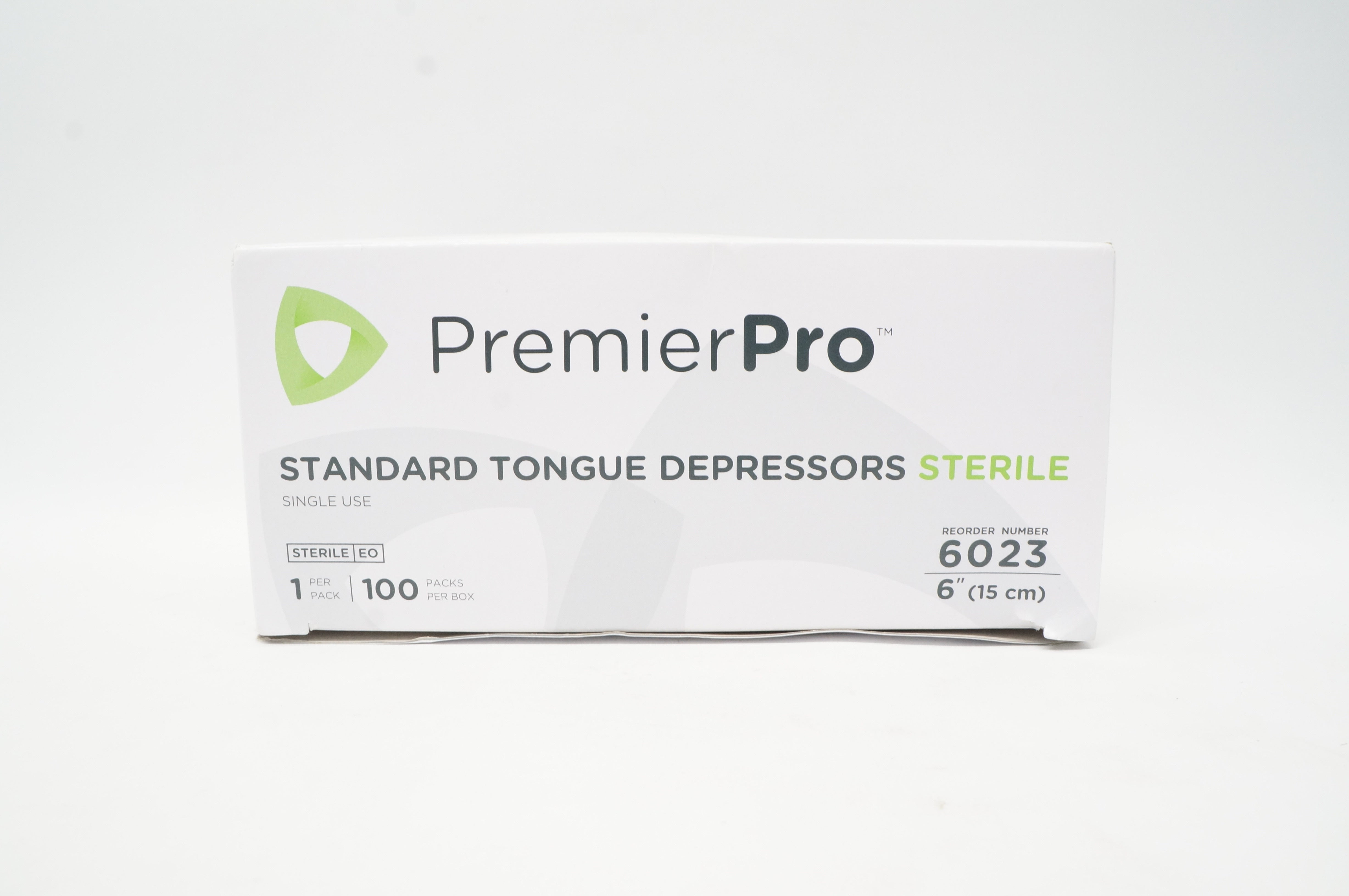 S2S Global 6023 PremierPro Standard Tongue Depressors 6 inch (x) - Box of 100