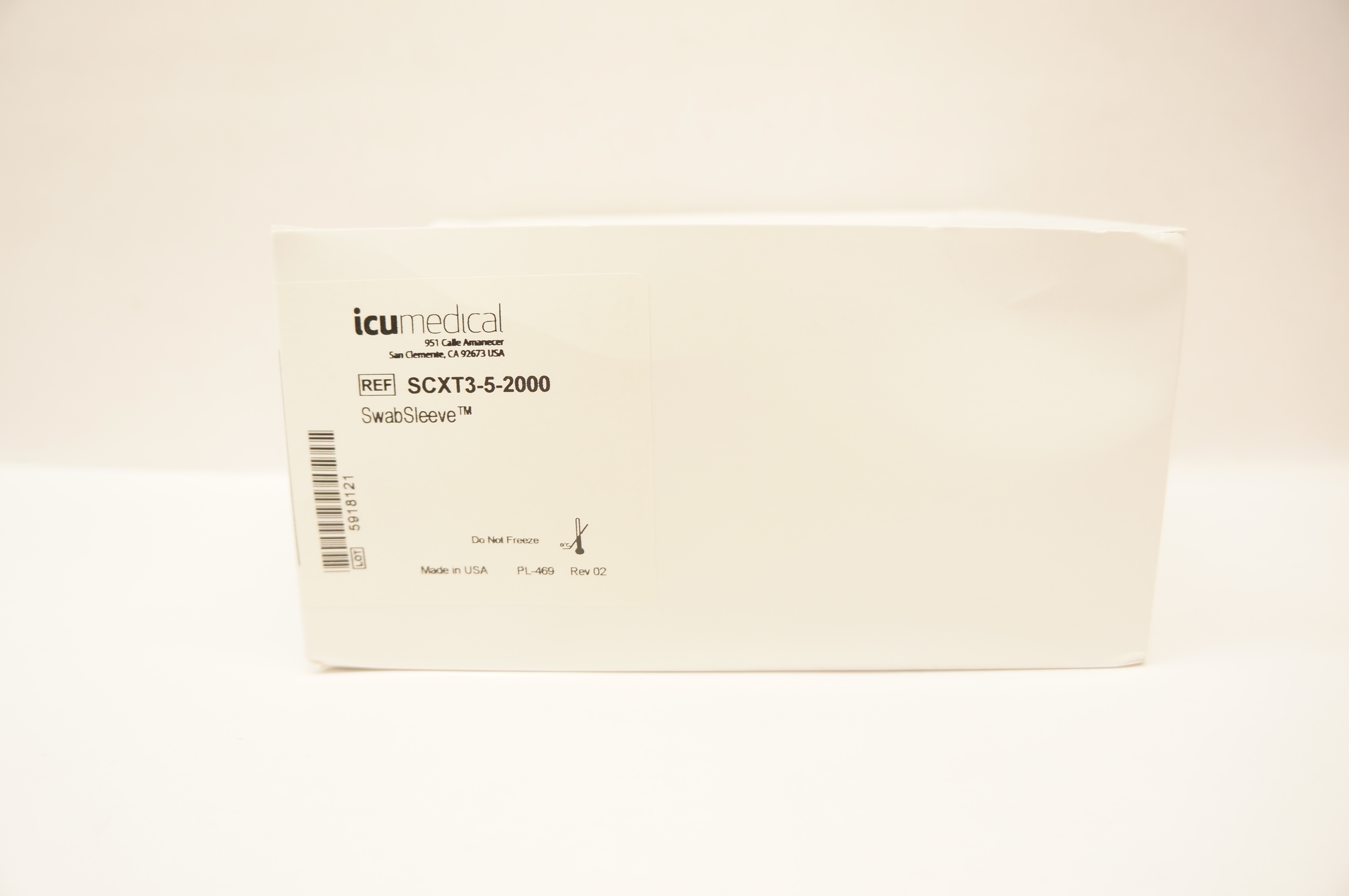 ICU Medical SCXT3-5-2000 SwabSleeve - Box of 50