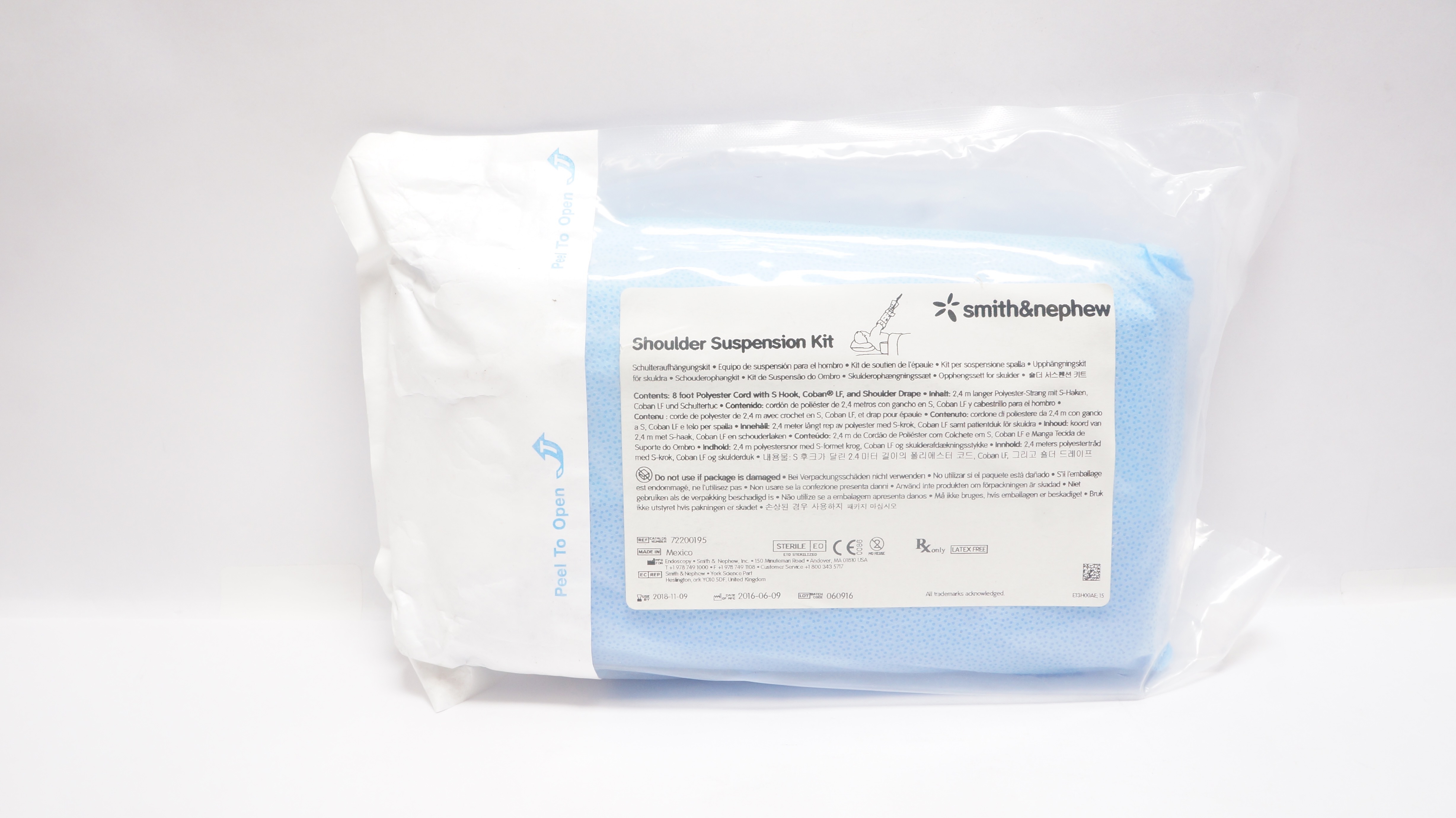 Smith&Nephew 72200195 Shoulder Suspension Kit (x)