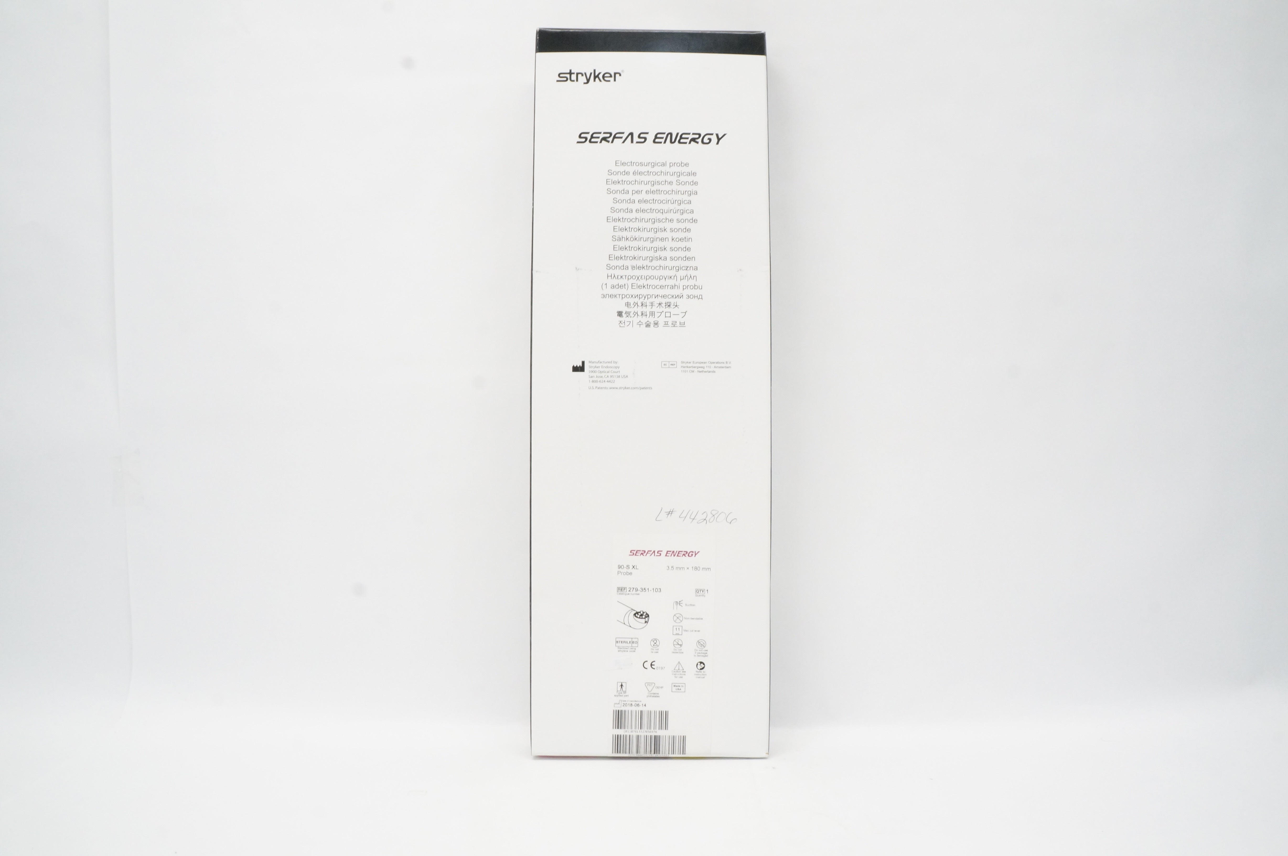 Stryker 279-351-103 Serfas Energy 90-S XL Probe 3.5 x 180mm (x)