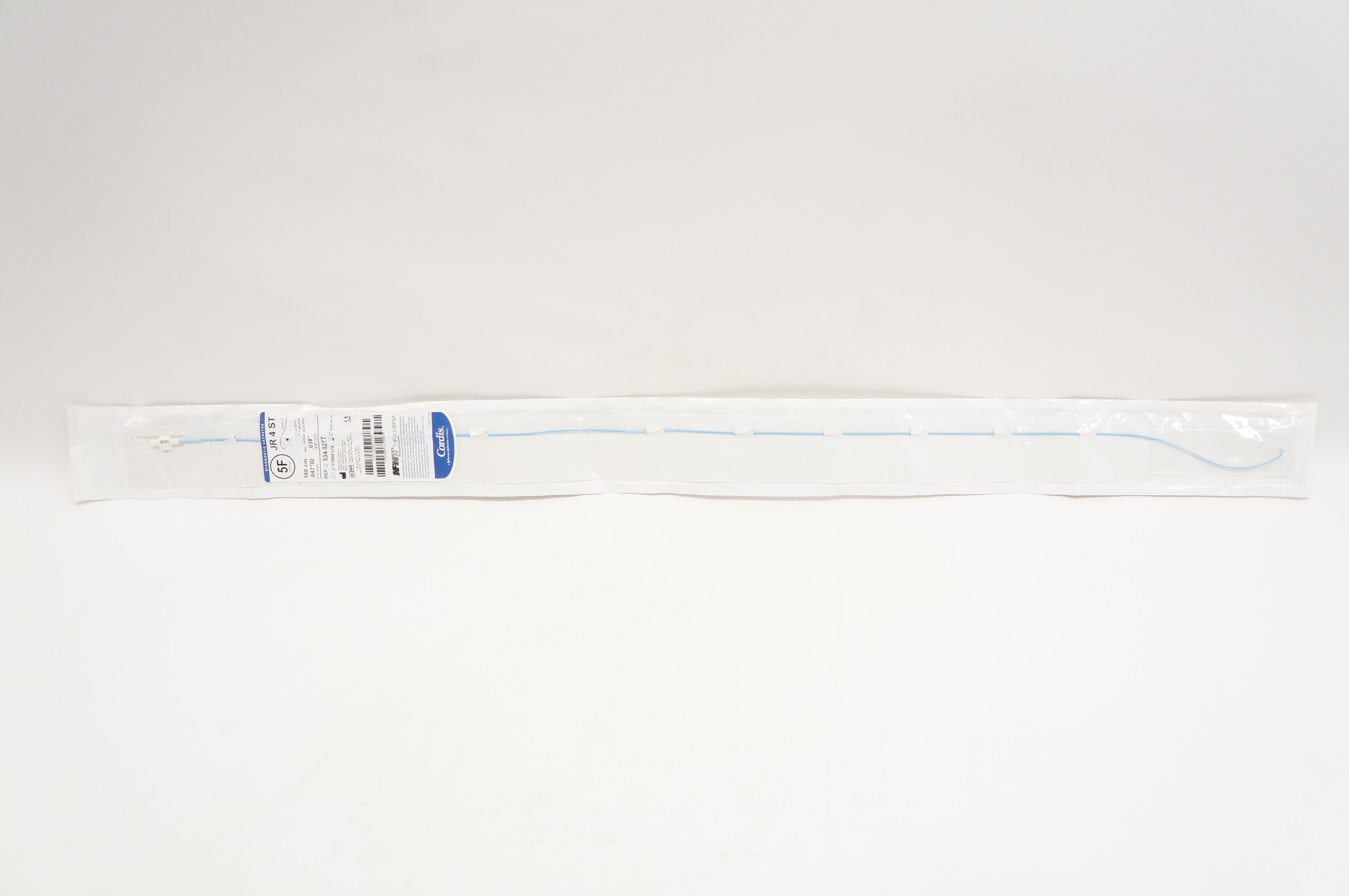 Cordis 534-527T Diagnostic Cath. JR 4 ST Short Tip 5F x 0.047in. x 0.038in. (x)