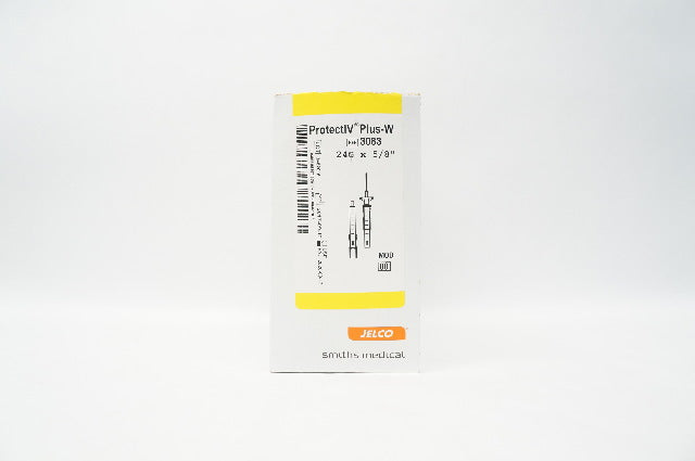 Smiths Medical 3083 Protect IV Plus-W Safety IV Cath. 24G x 5/8in (x) -Box of 40