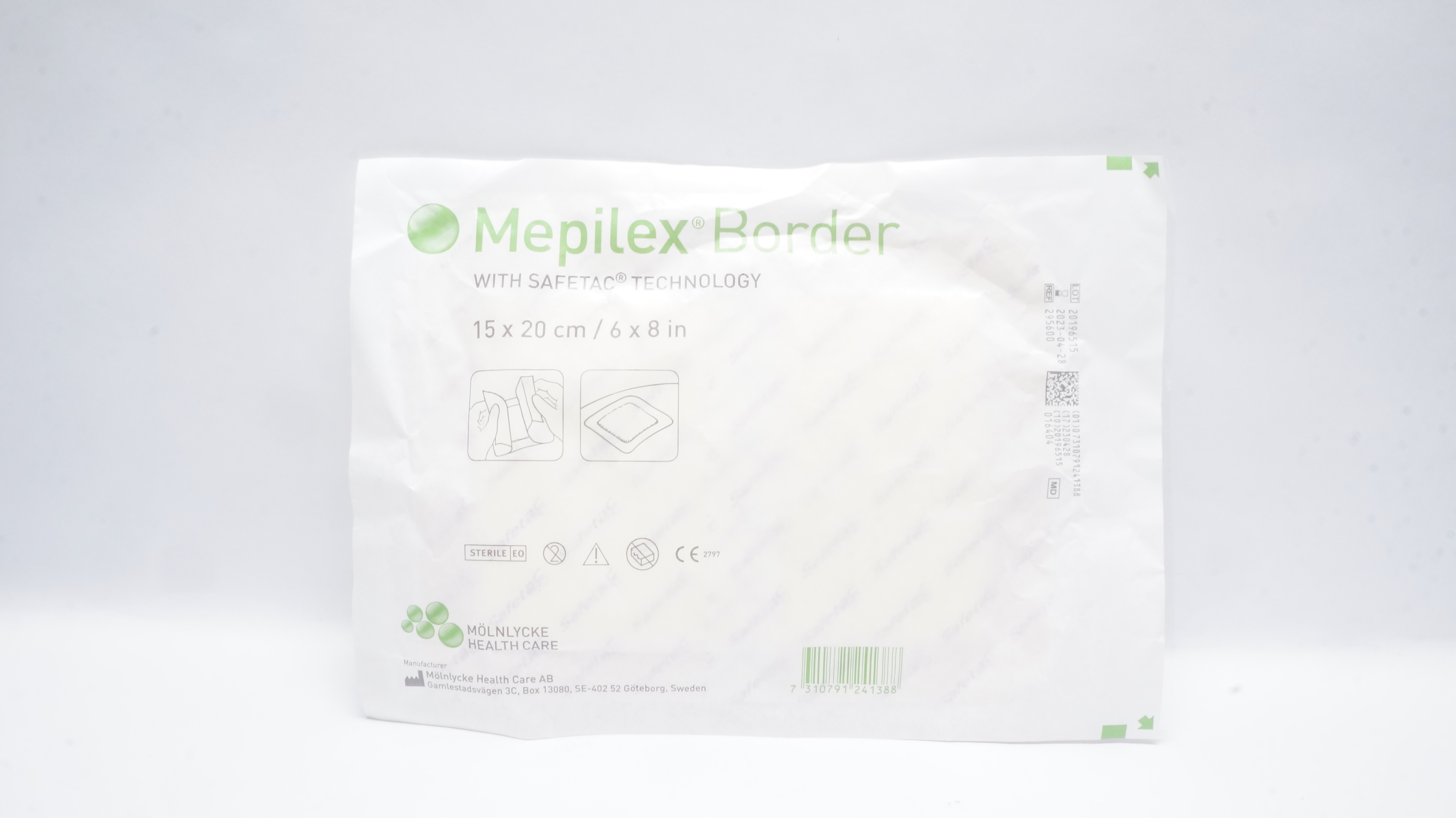 Molnlycke Healthcare 295600 Mepilex Border Foam Dressing 6inch x 8inch (x)