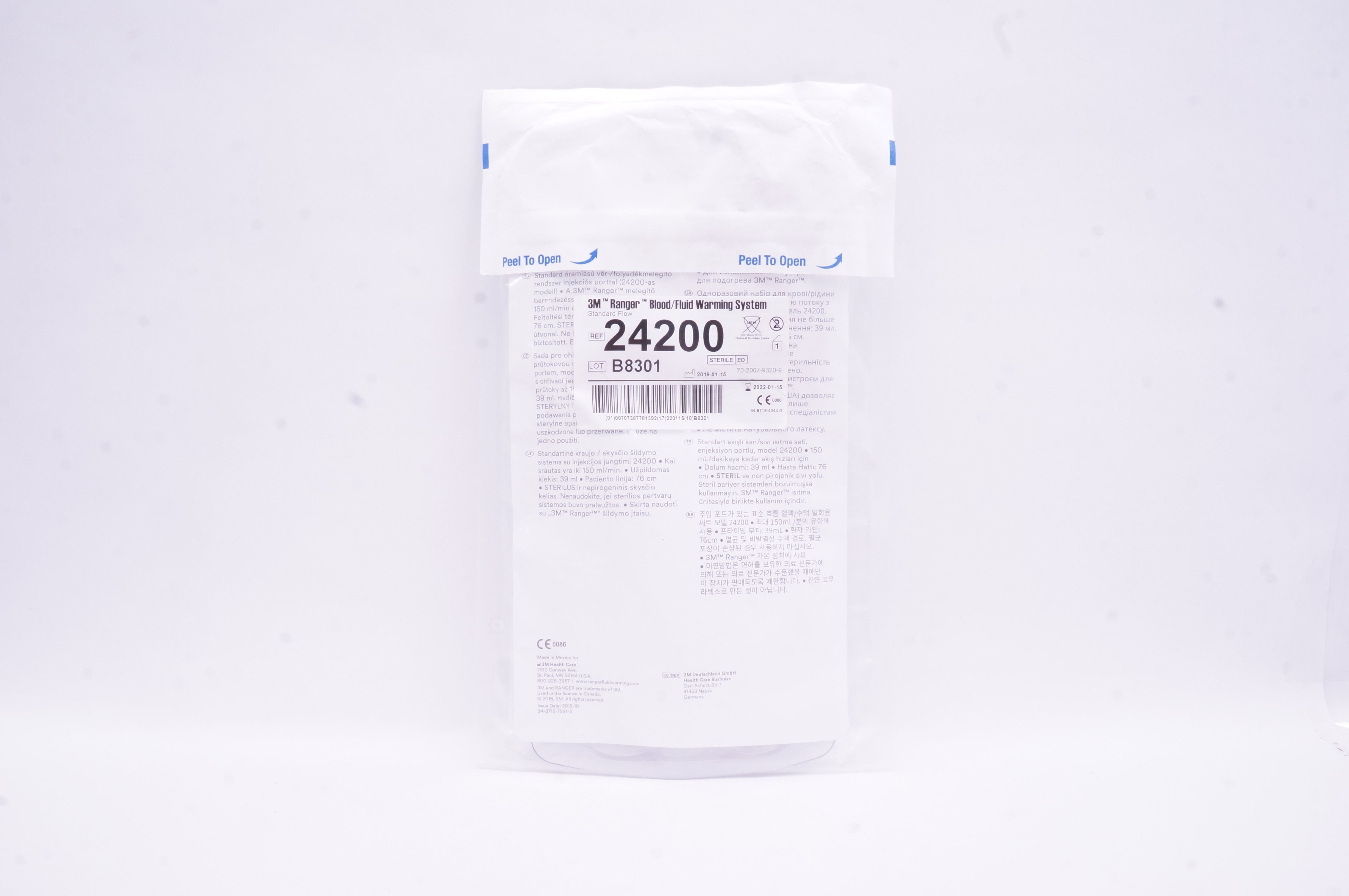 3M 24200 Ranger Blood/Fluid Warming System, Standard Flow