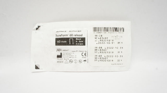 Intuitive 48360T da Vinci X, Xi SureForm Stapler 60mm Reload 6-Row 4.6mm