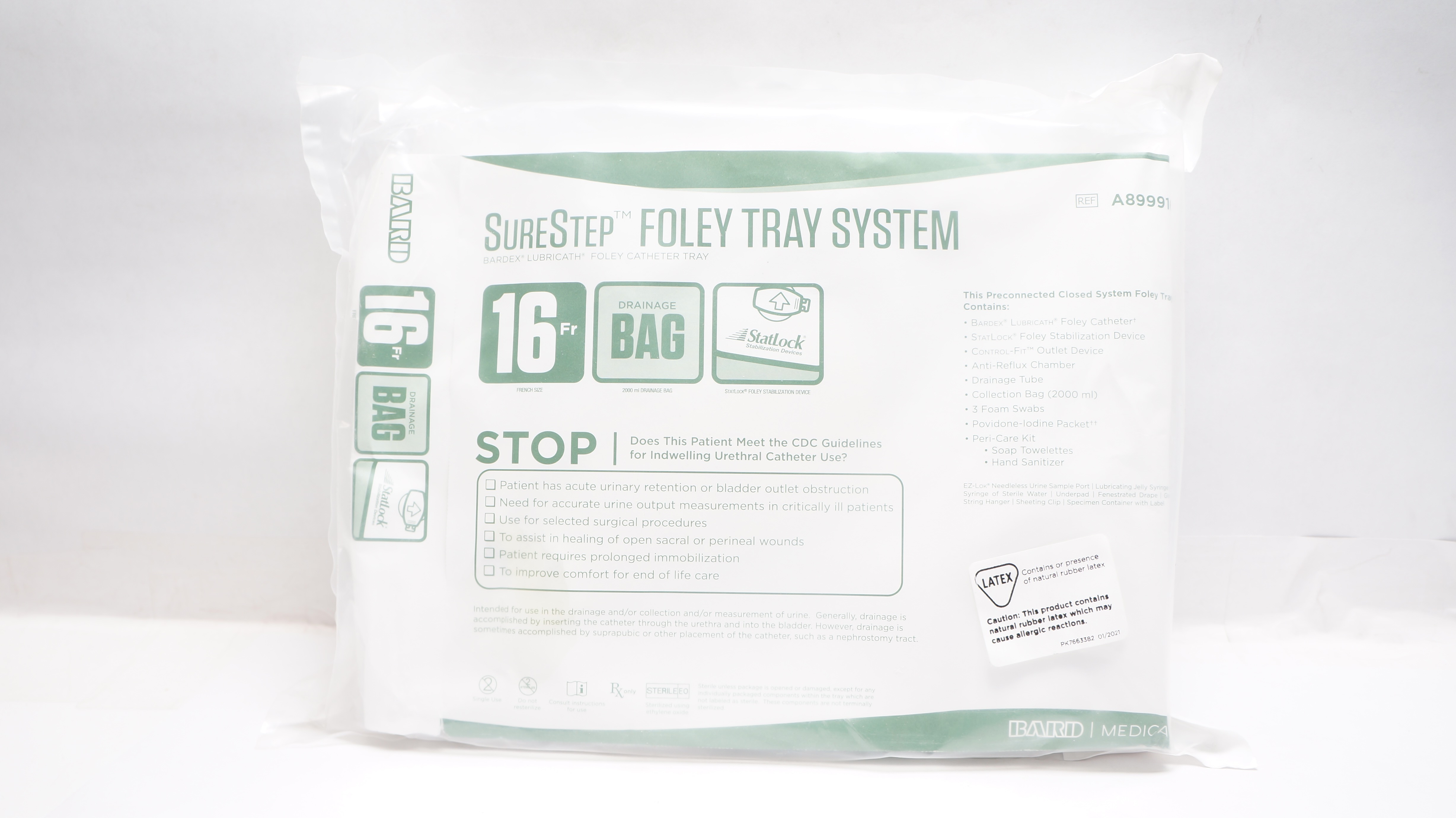 Bard A899916 SureStep Foley Tray System 16Fr. (x)