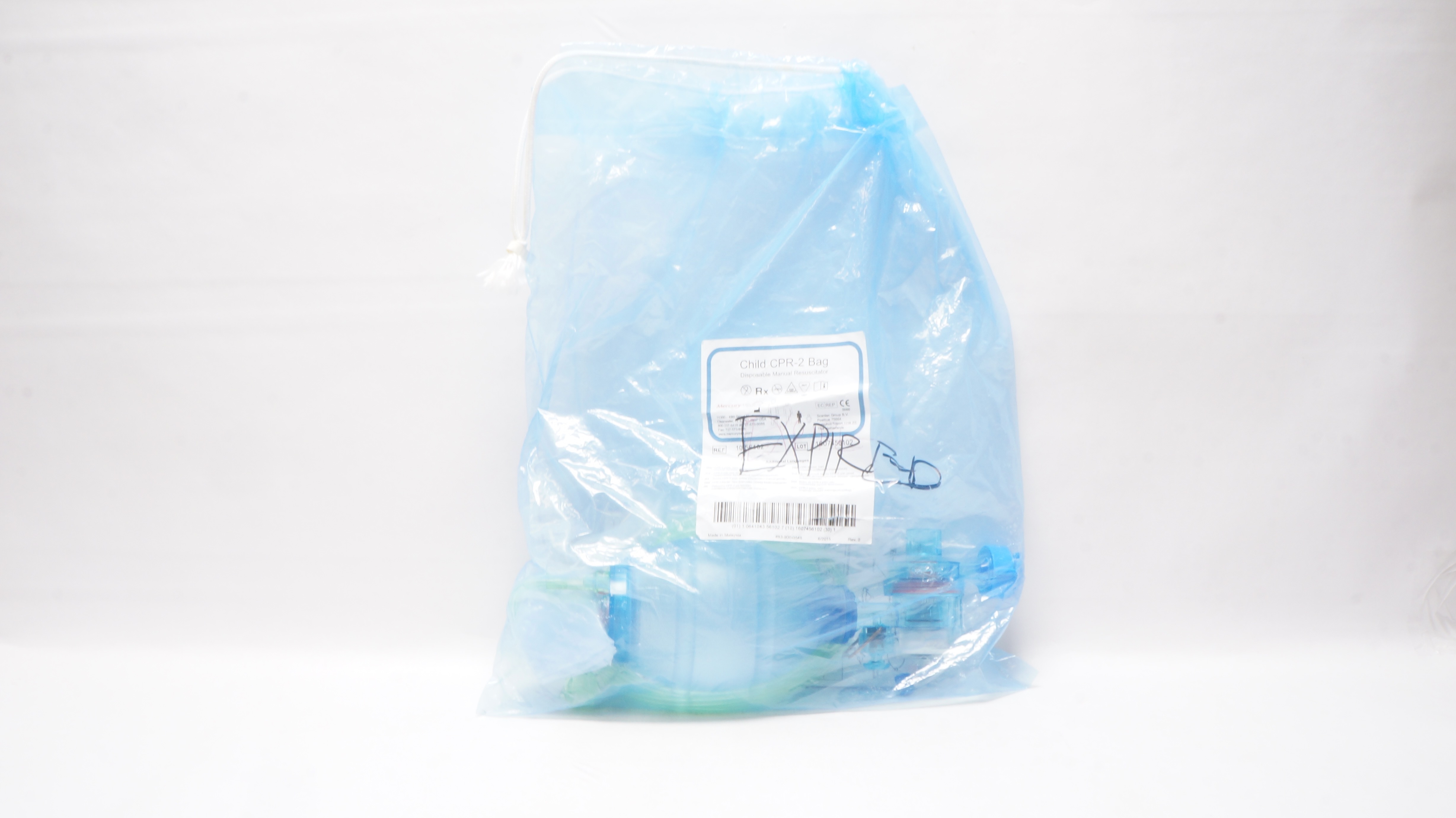 Mercury Medical 10-56102 Child CPR-2 Bag Disposable Manual Resuscitator