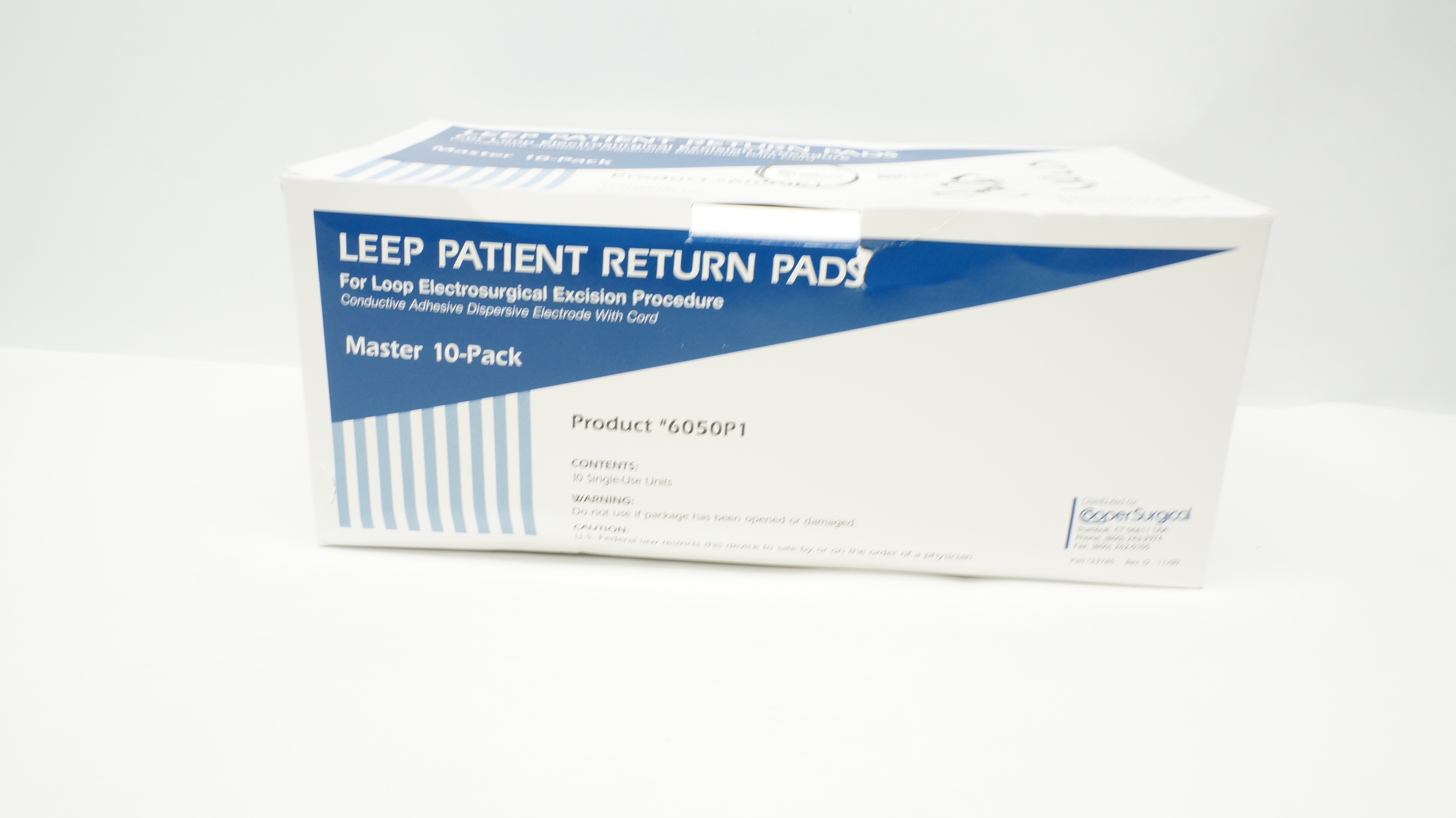 Cooper Surgical 6050P1 LEEP Patient Return Pad (x) - Box of 9
