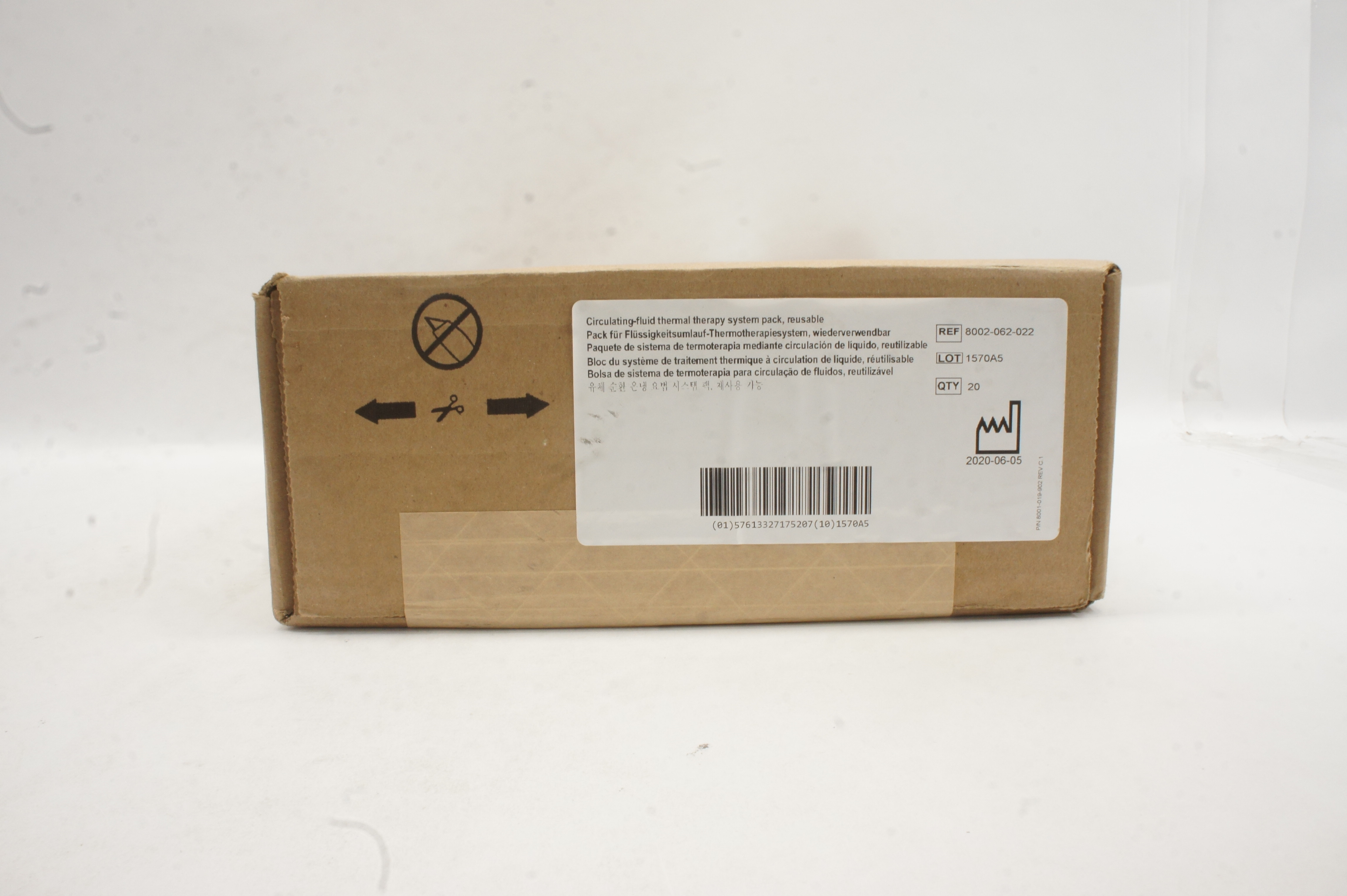 Stryker 8002-062-022 Circulating-Fluid Thermal Therapy System Pack - Case of 20