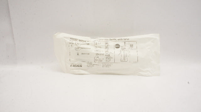 B.Braun 622299 ACCEL 600ml Evacuated Drainage Bottle w/Valve (x)