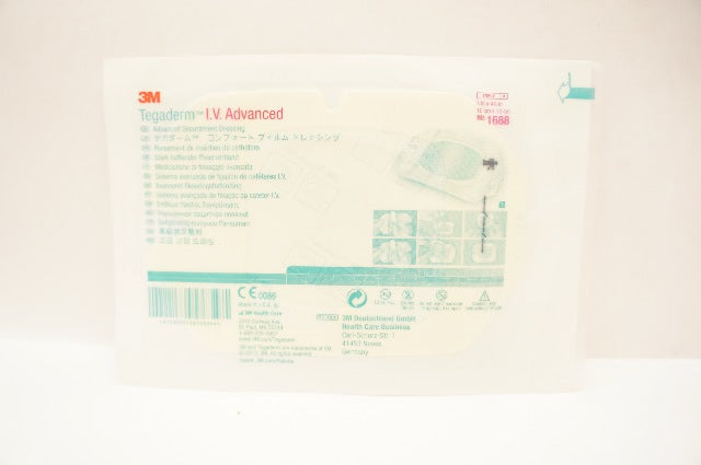 3M 1688 Tegaderm I. V. Advanced Securement Dressing 4inch x 4-3/4inch (x)