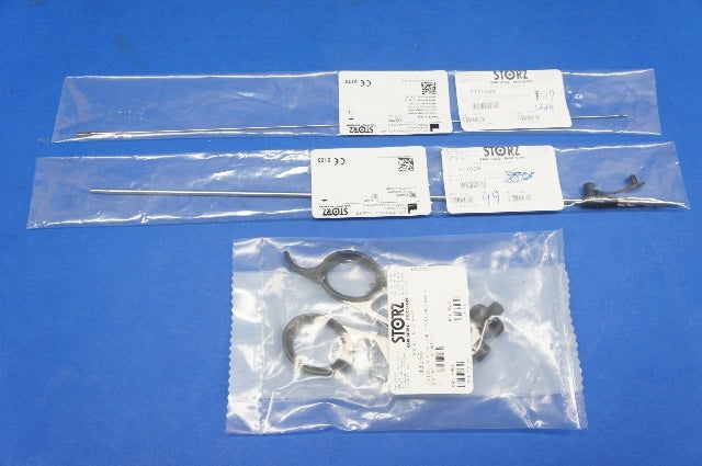 Karl Storz 31366ONM Grasping forceps, fenestrated, with especially fine atraumatic serration