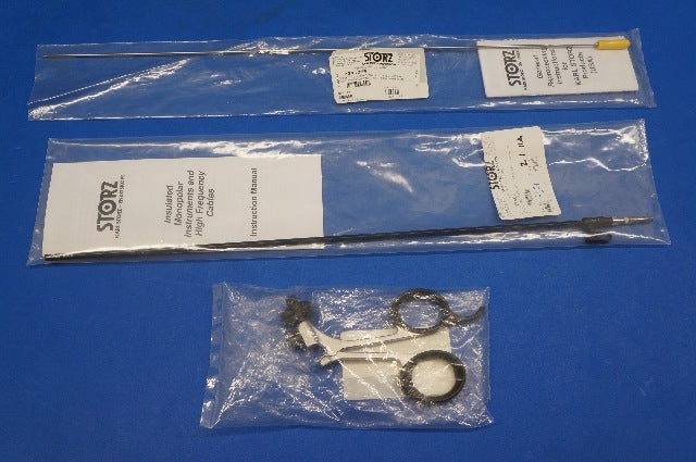 Karl Storz 33461MR Click Line MANHES Dissecting and Grasping Forceps, Size 5 mm