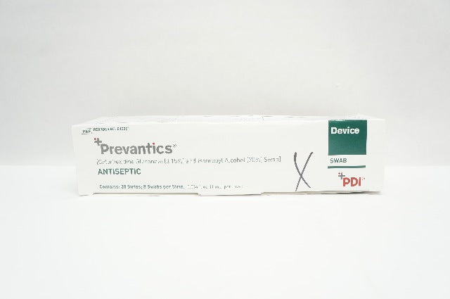 PDI B123ST Prevantics Device  Antiseptic Swabs 0.034 fl. oz. - Box of 62