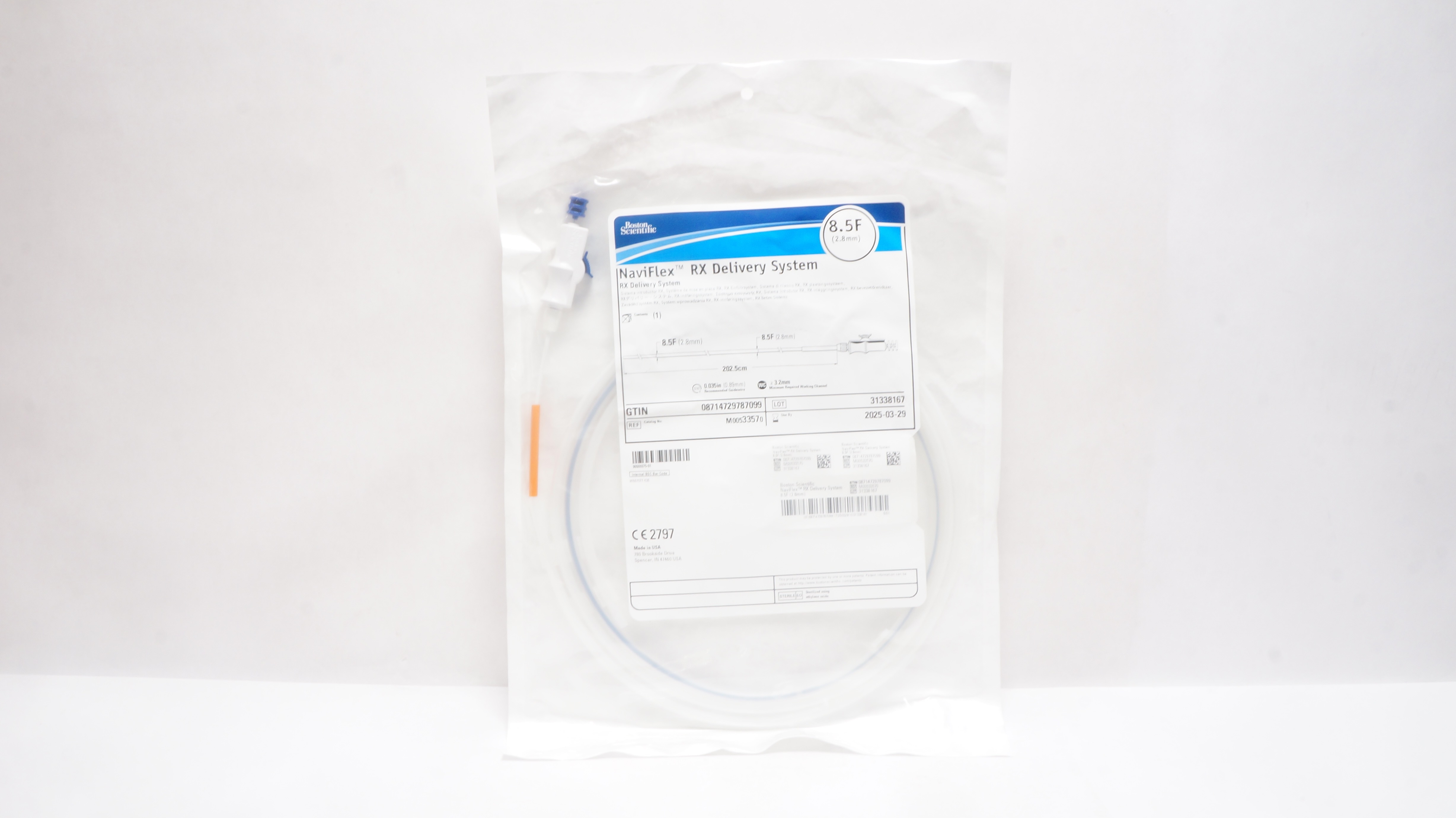 Boston Scientific M00533570 NaviFlex RX Delivery System 8.5F