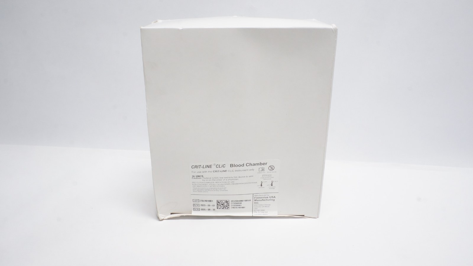 Fresenius CL10041021 CRIT-LINE CLiC Blood Chamber 36 Units