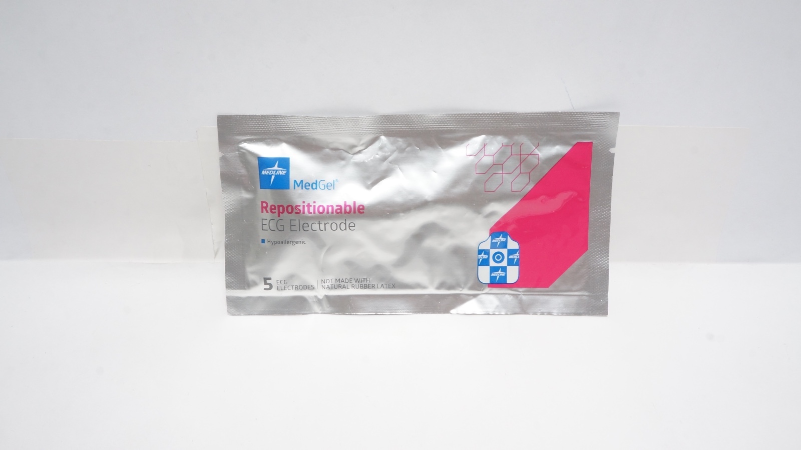 Medline MDSM611300 MedGel Repositionable ECG Electrode 5 Pack