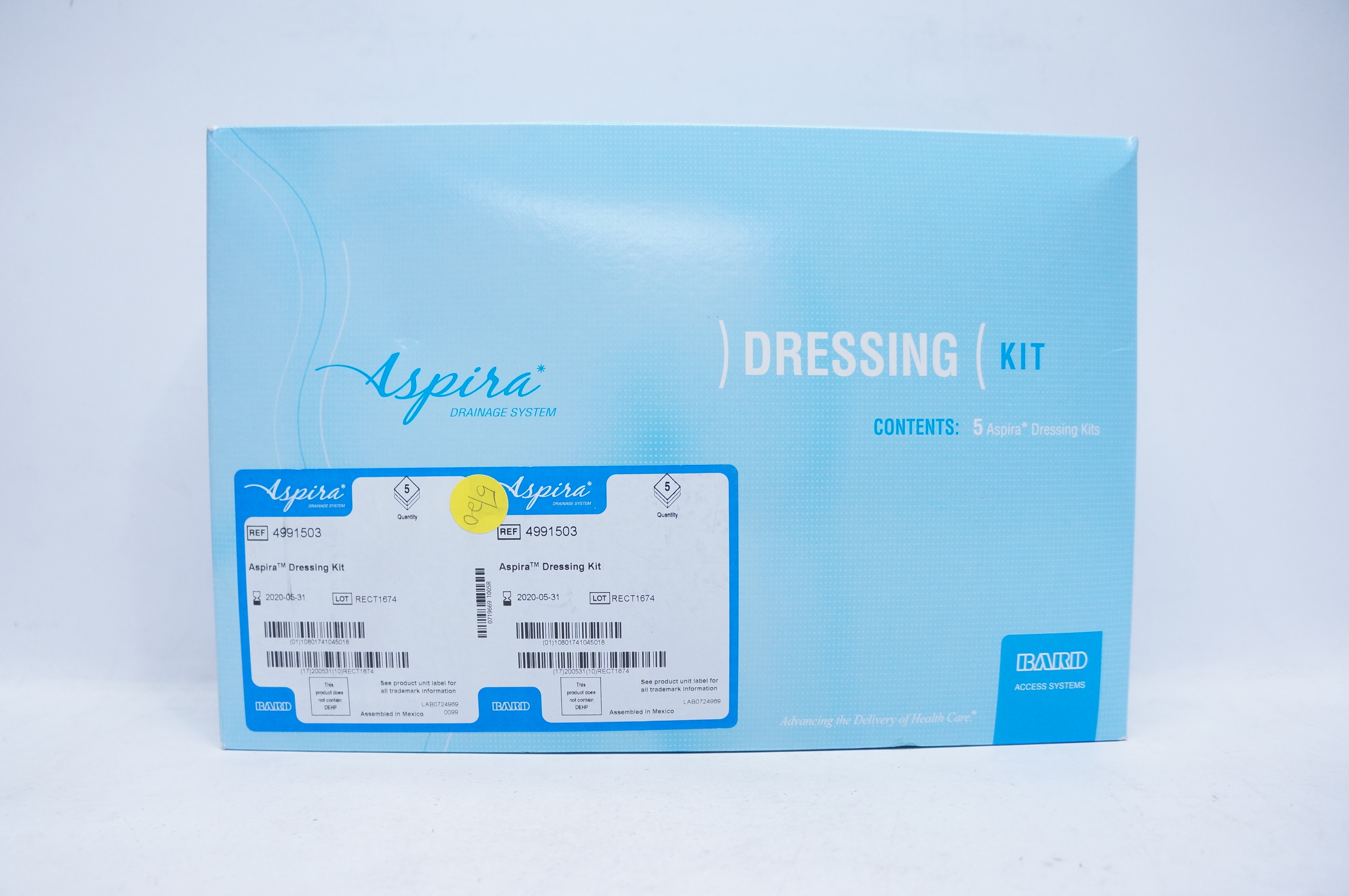 Bard 4991503 Aspira Dressing Kit (x) - Box of 5