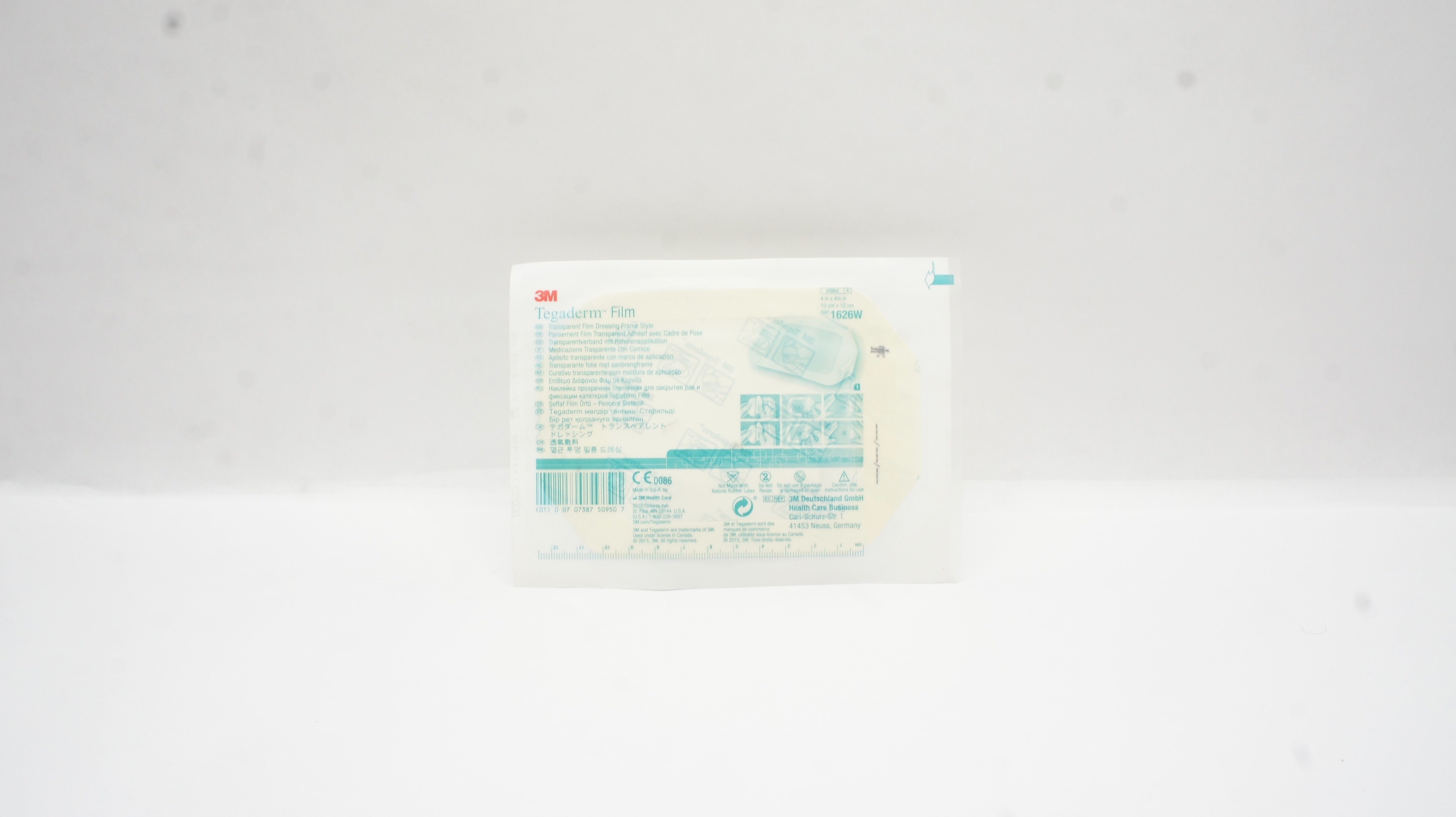 3M 1626W Tegaderm Transparent Film Dressing Frame Style 4inch x 4-3/4inch (x)