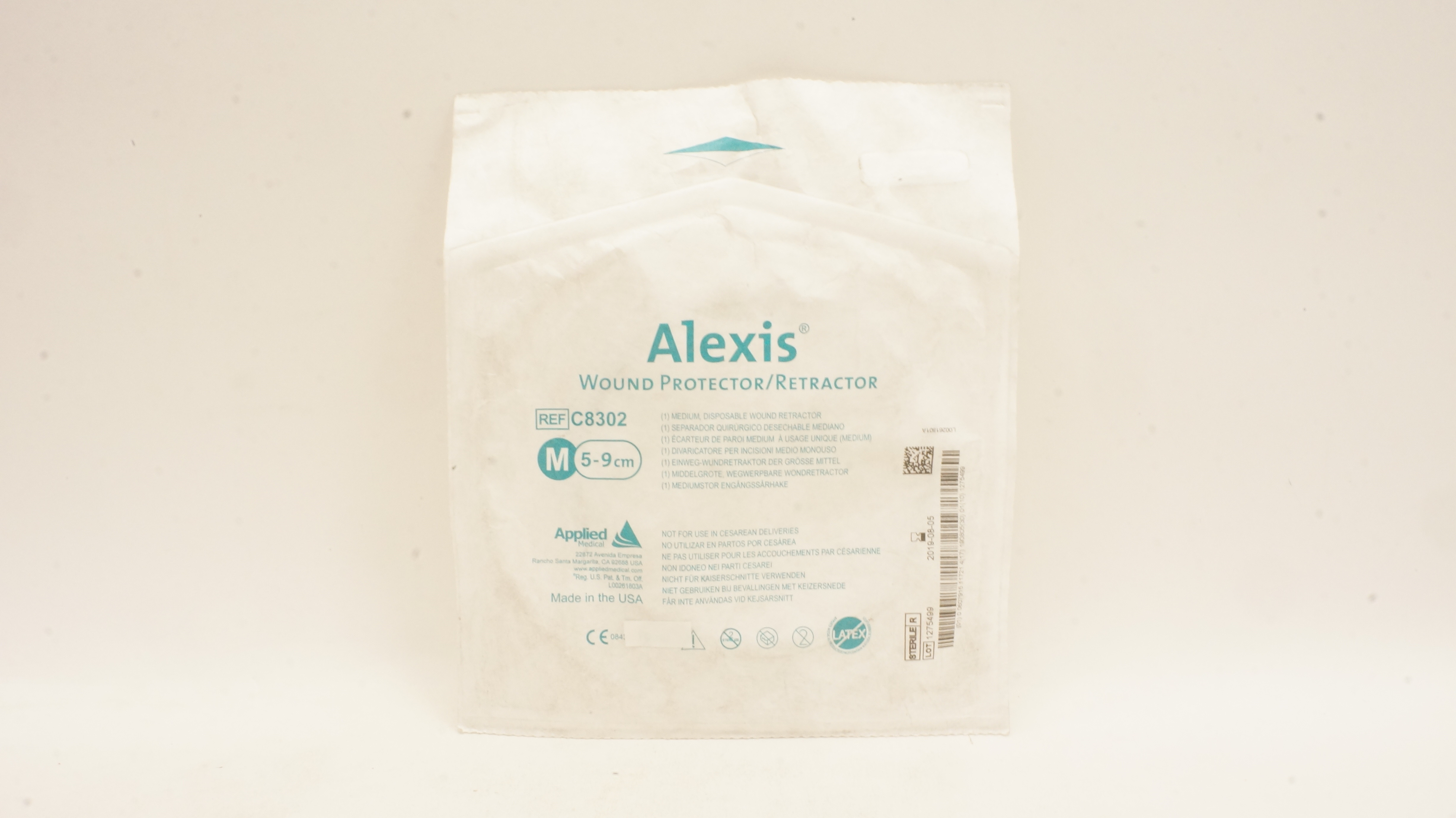 Applied Medical C8302 Alexis Wound Protector/Retractor 5-9cm, Medium (x)